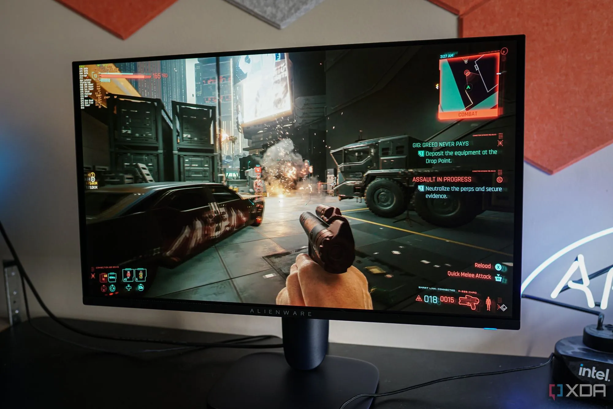 Màn hình Alienware AW2725Q OLED đã được tối ưu hóa hiển thị chất lượng hình ảnh sắc nét