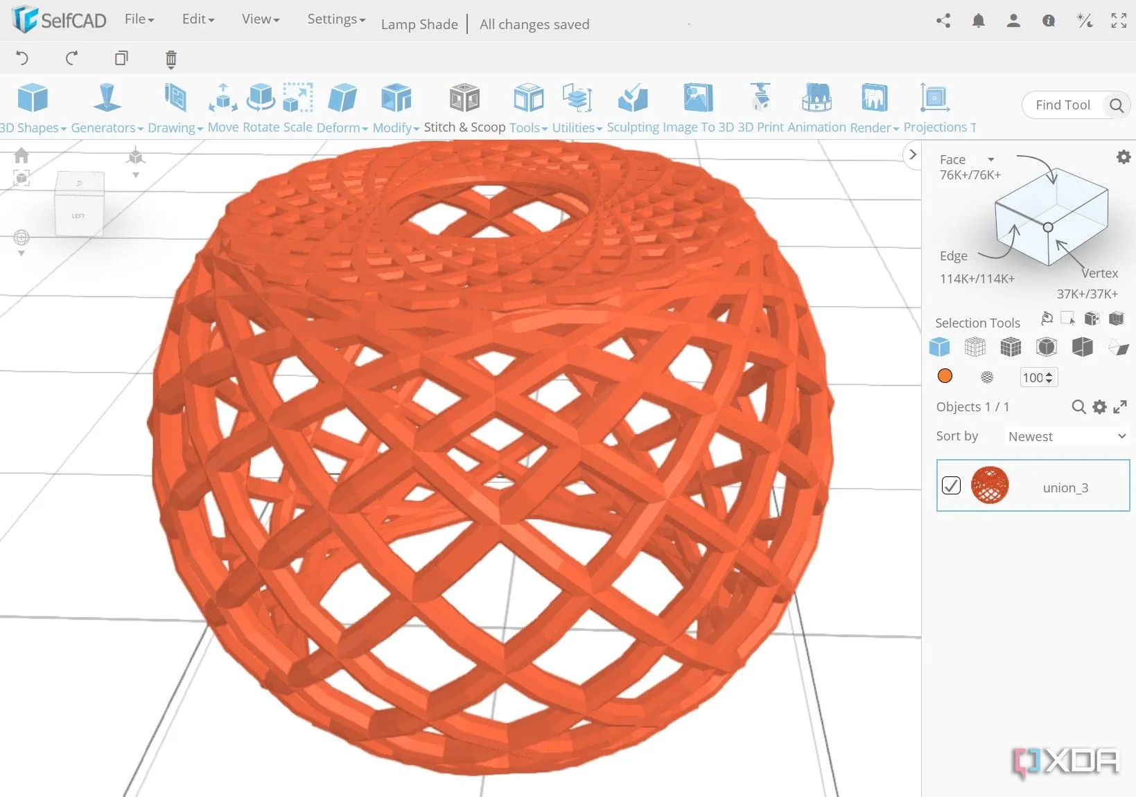 Màn hình máy tính hiển thị phần mềm thiết kế mô hình 3D, minh họa các nguyên tắc thiết kế cho in 3D