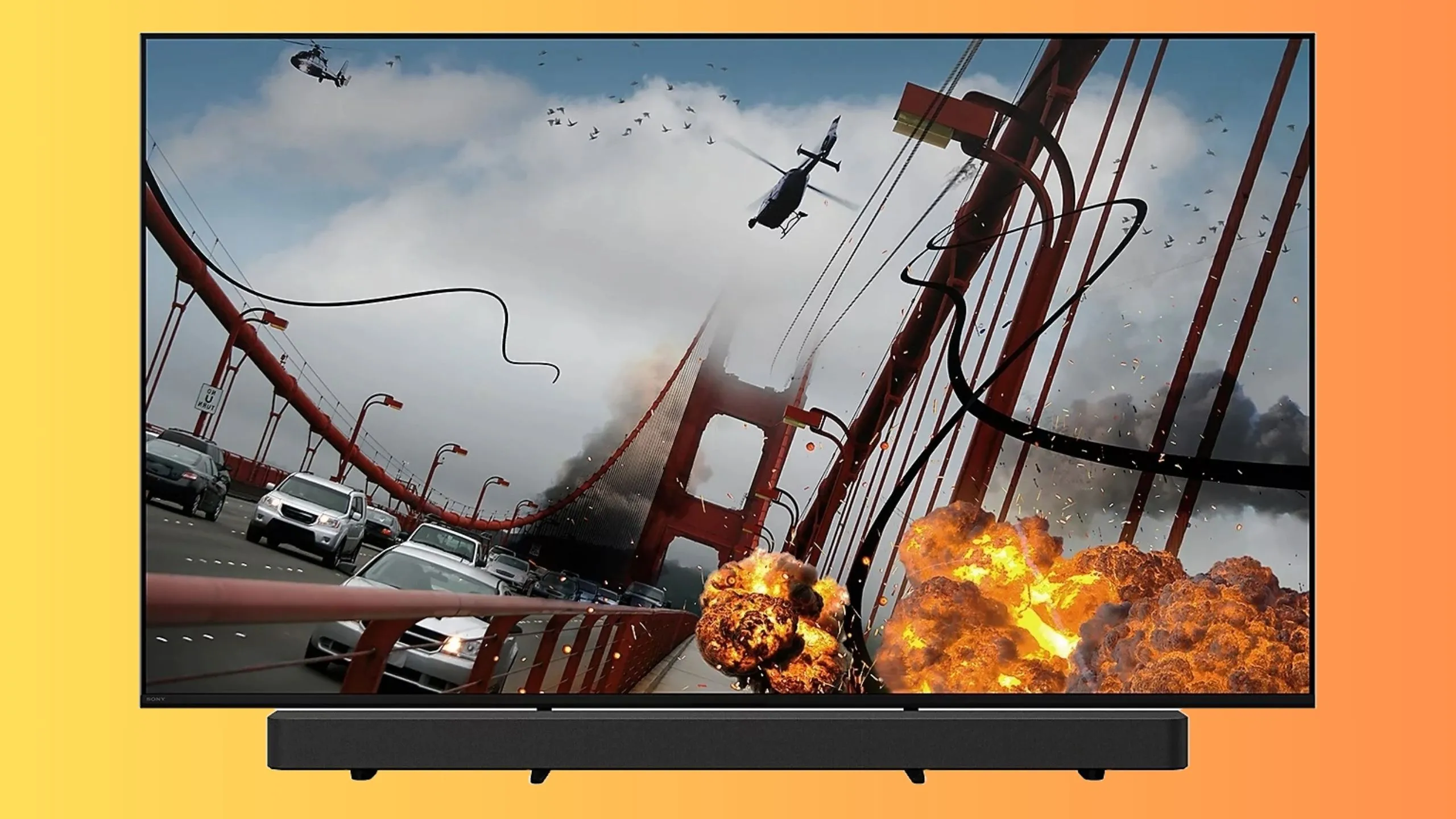 Màn hình QLED của Sony BRAVIA 7 hiển thị màu sắc sống động và chi tiết sắc nét