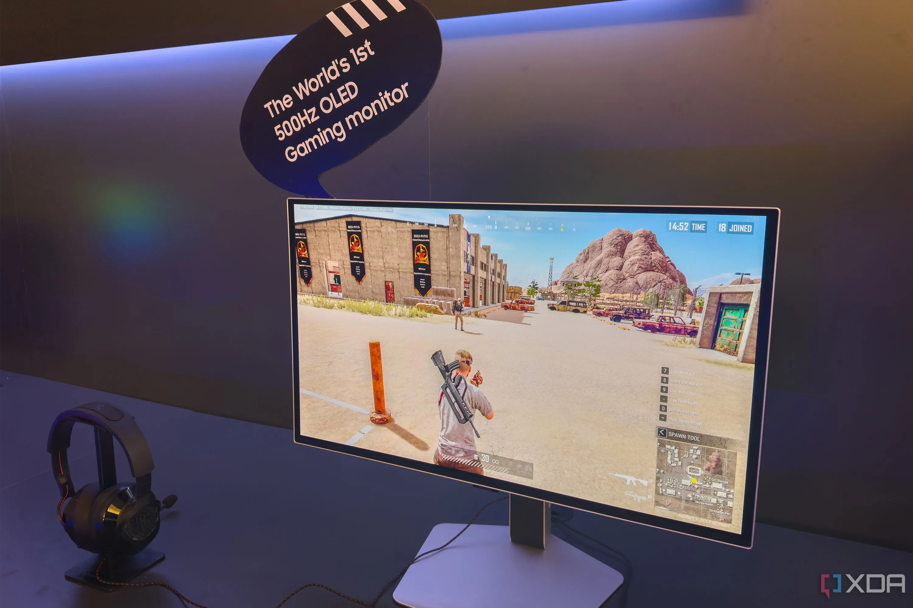Màn hình Samsung Odyssey OLED G6 500Hz ra mắt tại CES 2025