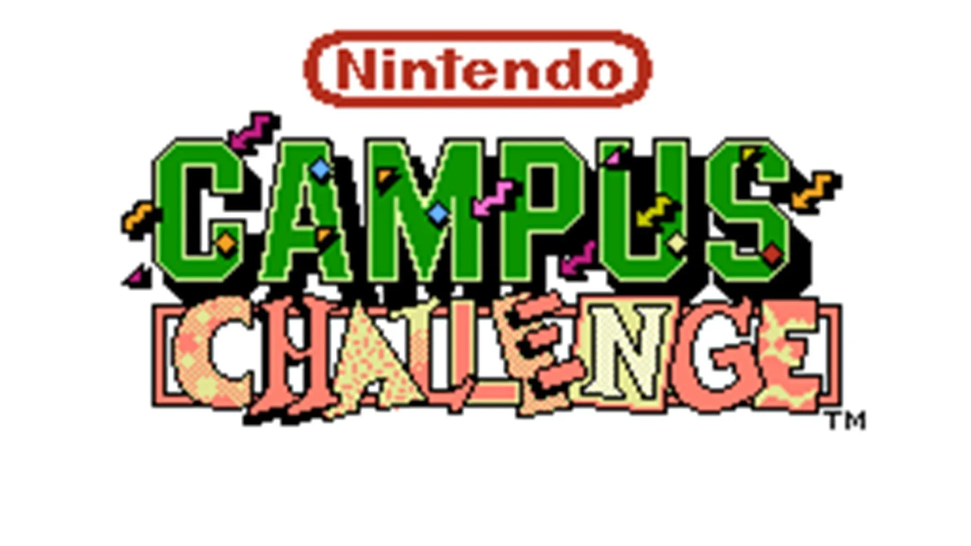 Màn hình tiêu đề của game Nintendo Campus Challenge 1992, tựa game thi đấu SNES cực hiếm