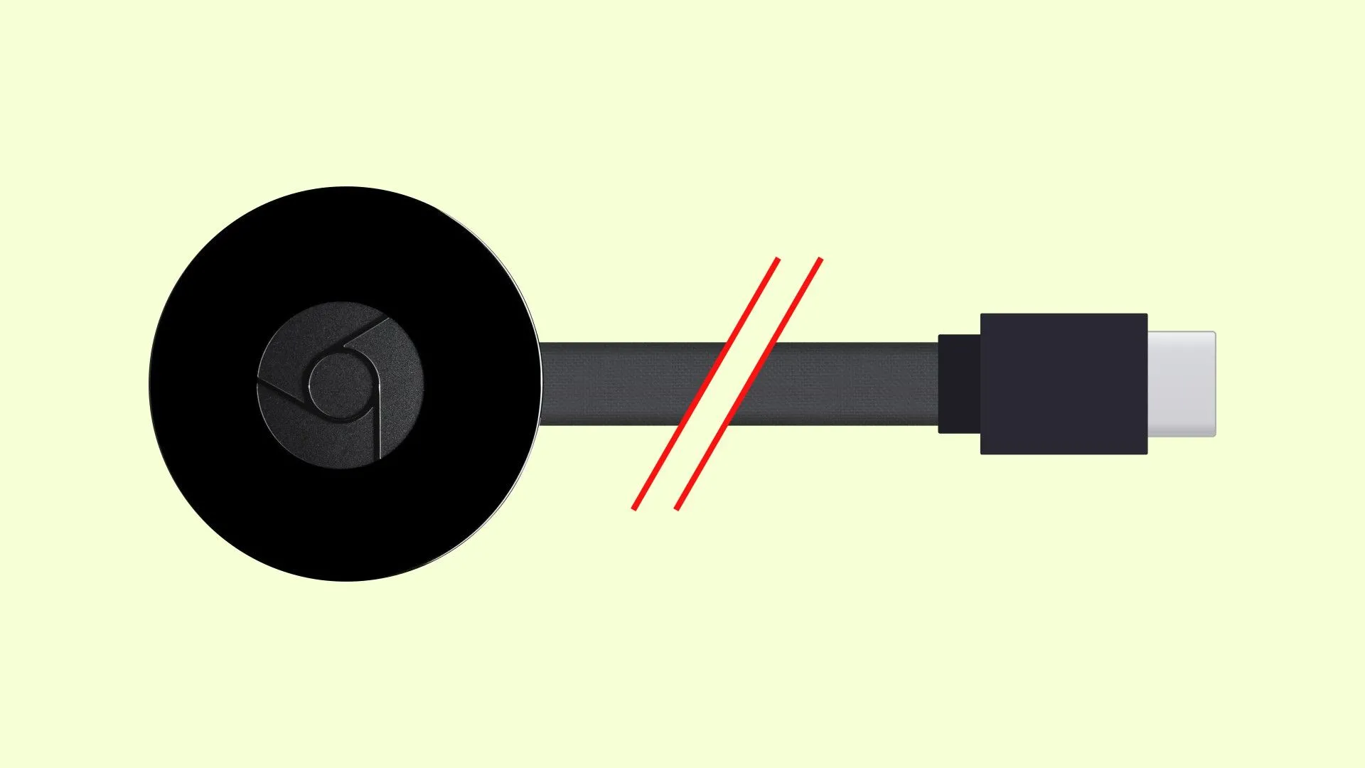 Màn hình tivi hiển thị thông báo lỗi Chromecast, cho thấy sự cố đã được khắc phục