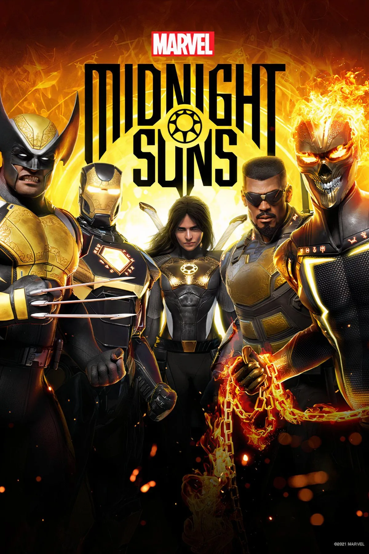 Marvel's Midnight Suns: Các siêu anh hùng Marvel đang chiến đấu trong một trận đánh theo lượt đầy kịch tính, thể hiện lối chơi chiến thuật thẻ bài.