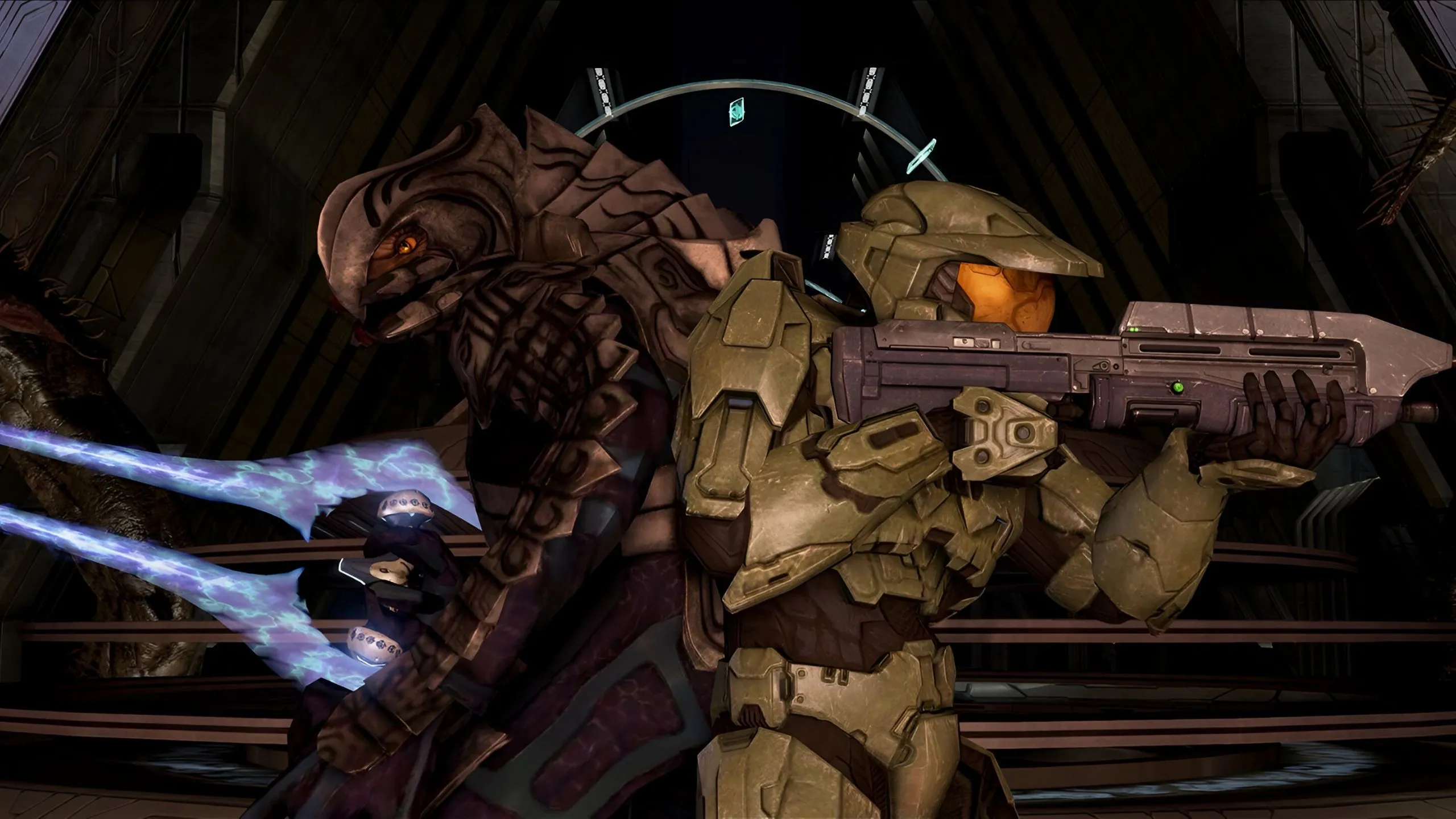 Master Chief và The Arbiter trong một cảnh game Halo 3