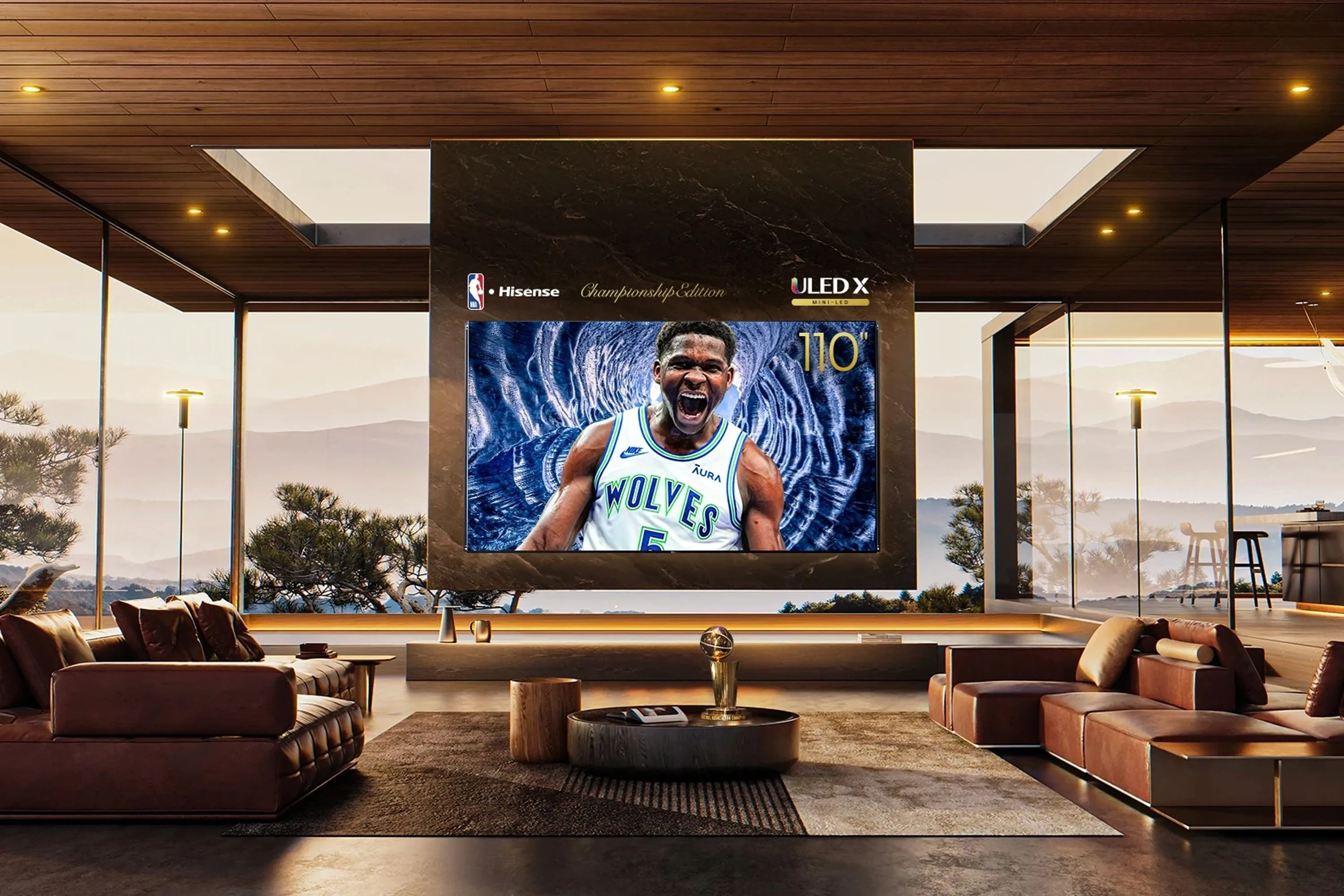 Mẫu TV Hisense 110 UX với độ sáng đỉnh cao 10.000 nits, thể hiện sức mạnh của công nghệ HDR