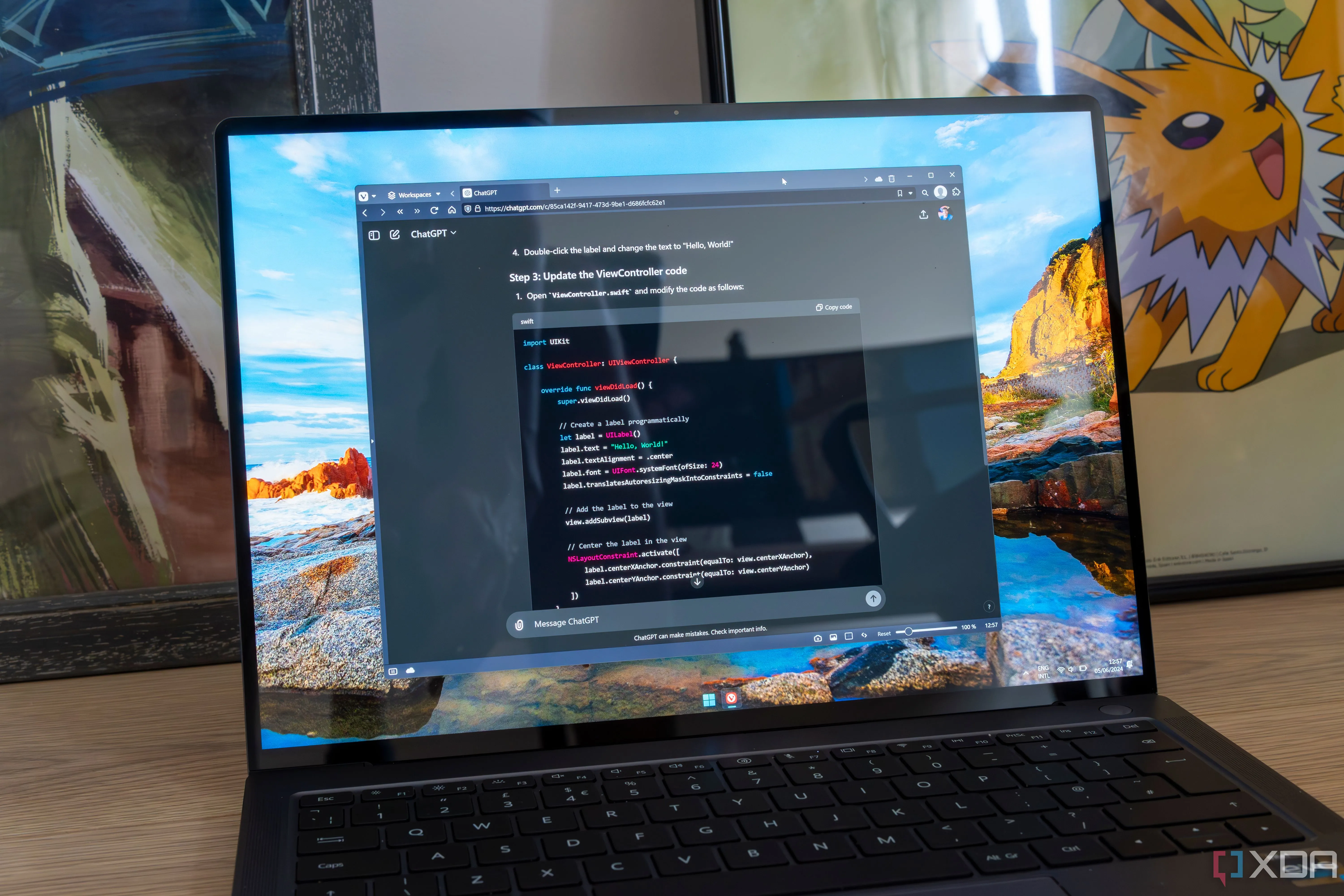 Mô hình ChatGPT đang chạy trên máy tính Windows 11 học hỏi từ các tranh luận thực tế
