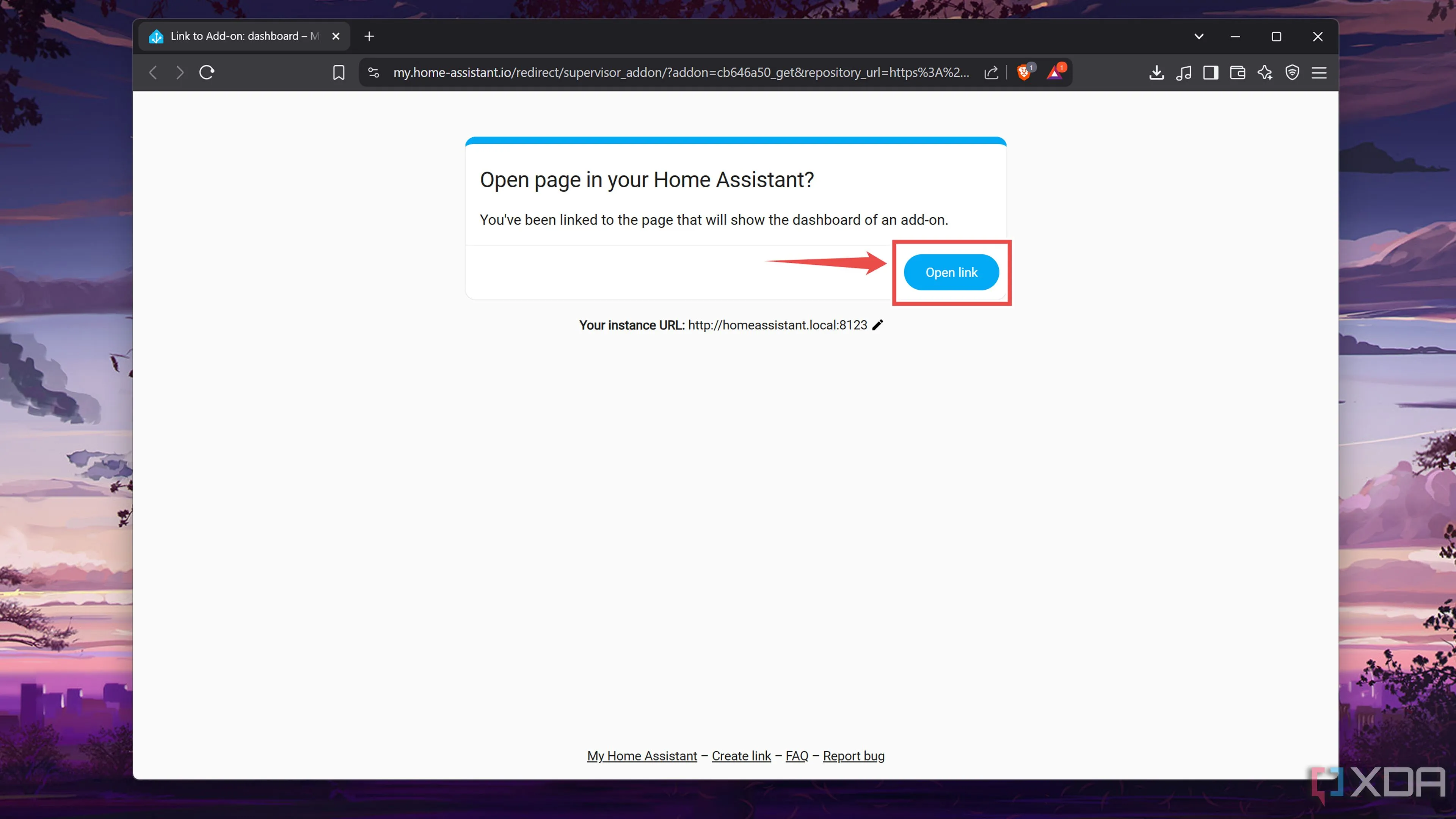 Mở trang Get HACS để cài đặt HACS trên giao diện Home Assistant.