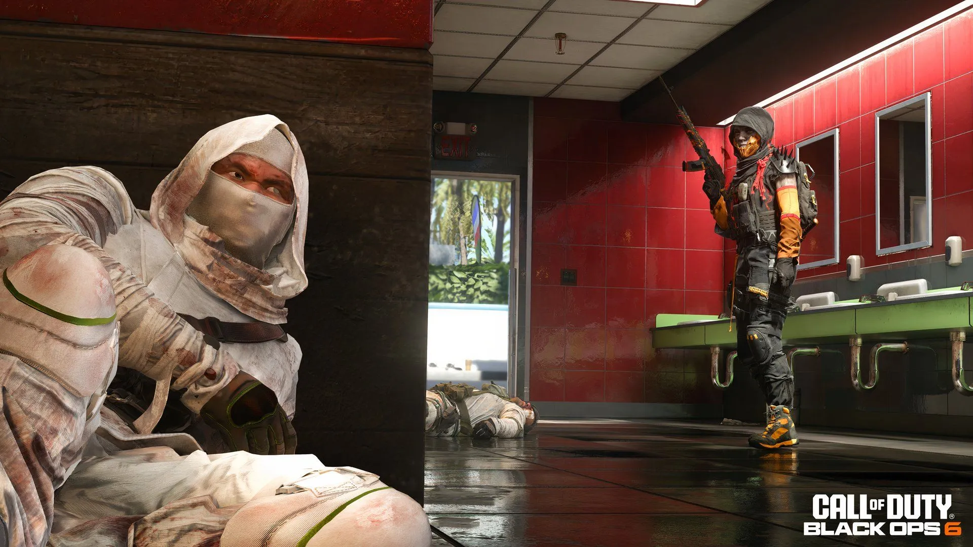 Một đặc nhiệm Call of Duty bị thương đang ẩn nấp khỏi kẻ tấn công, phản ánh nỗi lo ngại về gian lận trong game.