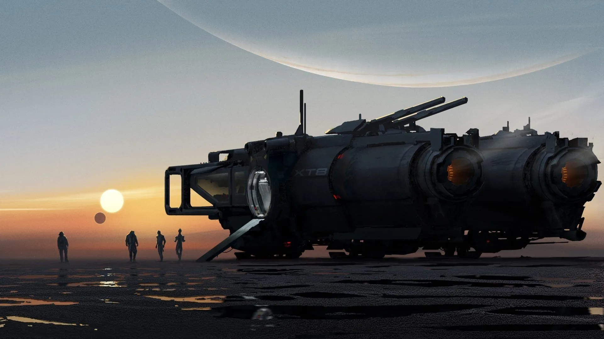 Một trong những hình ảnh concept art đầu tiên của Mass Effect 5