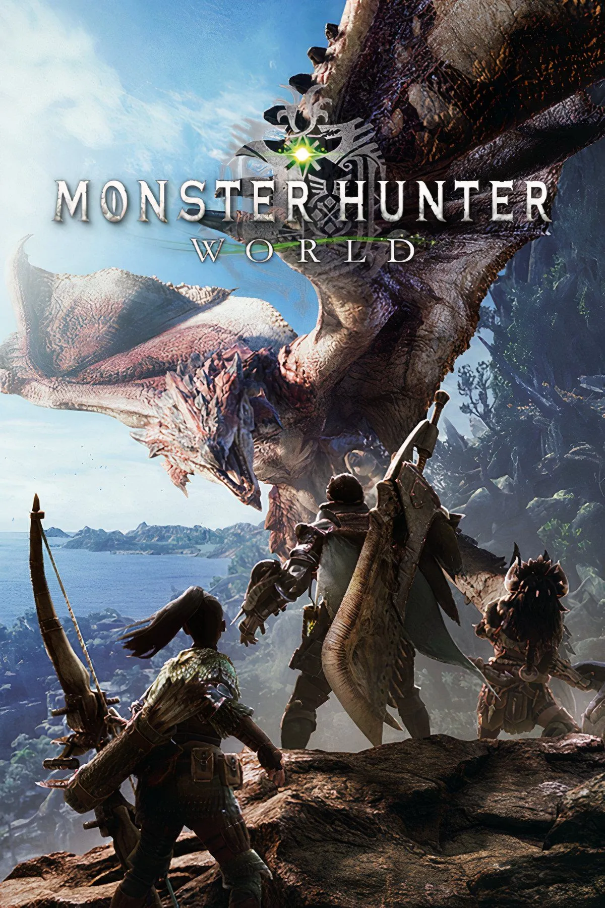 Người chơi đối đầu với quái vật khổng lồ trong thế giới của Monster Hunter World