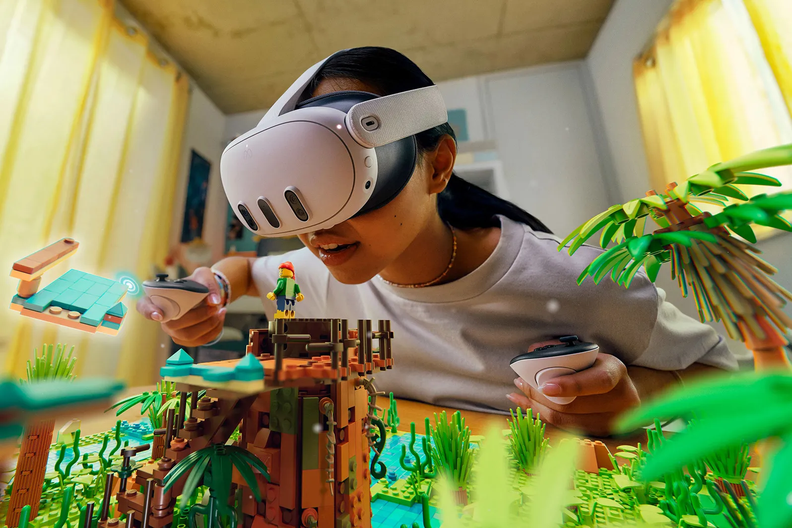 Người dùng trải nghiệm thế giới ảo với kính thực tế ảo Quest 3, minh họa xu hướng phát triển của các tai nghe VR độc lập.