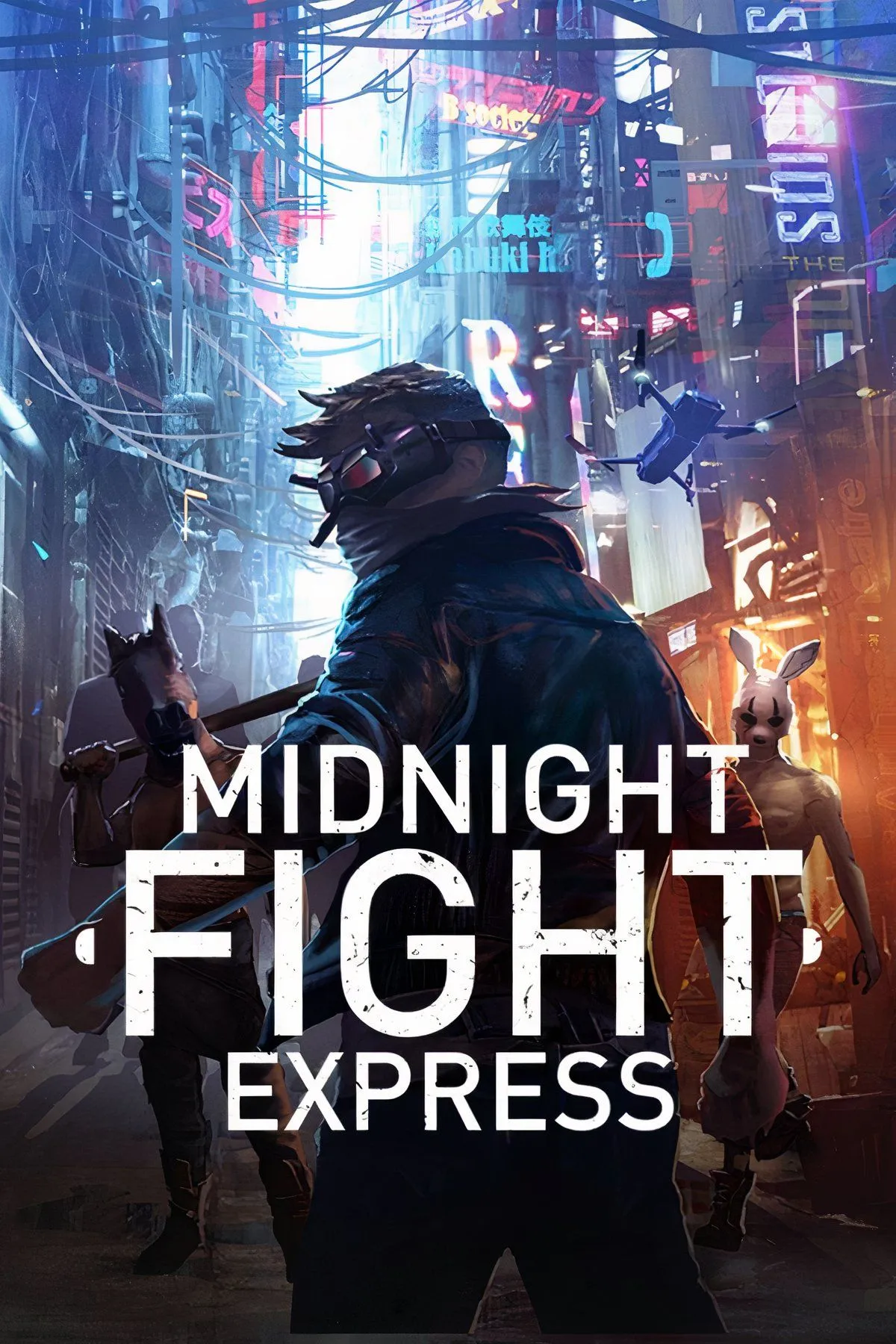 Nhân vật chính thực hiện đòn đánh đẹp mắt trong Midnight Fight Express