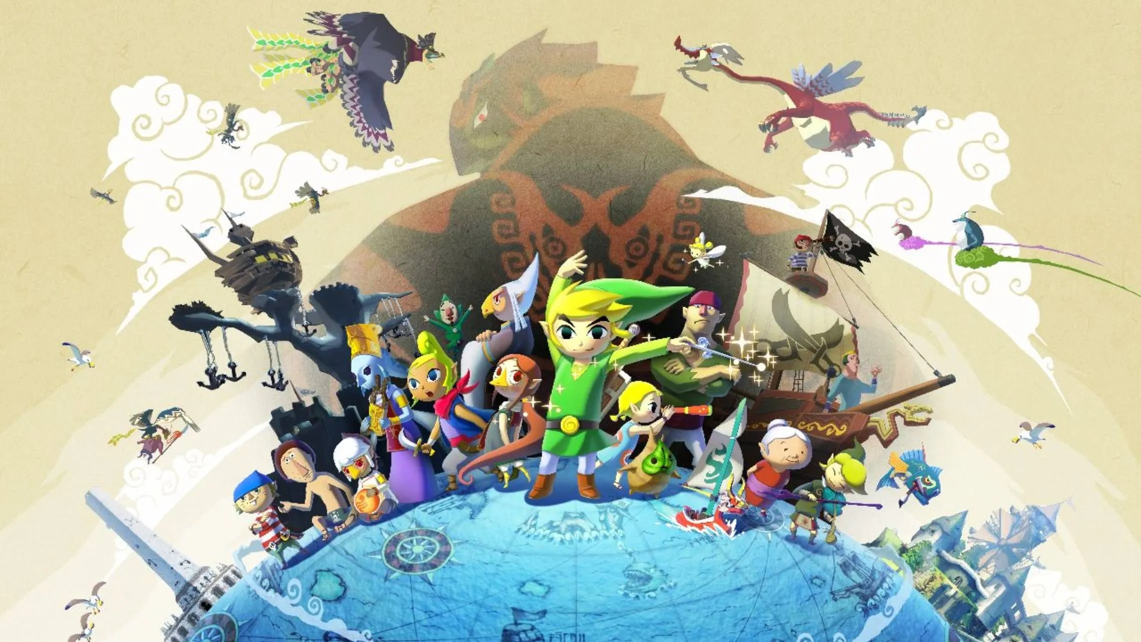 Nhân vật Link và dàn diễn viên trong The Legend of Zelda The Wind Waker