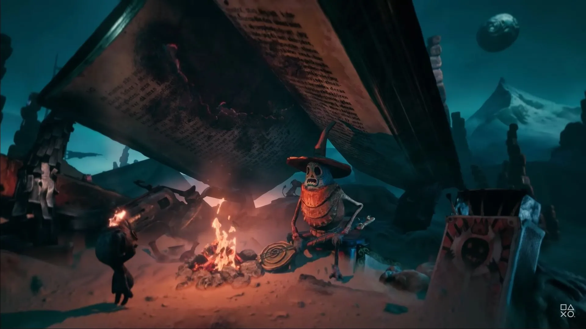 Nhân vật Potboy cầm đèn lồng trong game phiêu lưu kinh dị The Midnight Walk với đồ họa độc đáo.