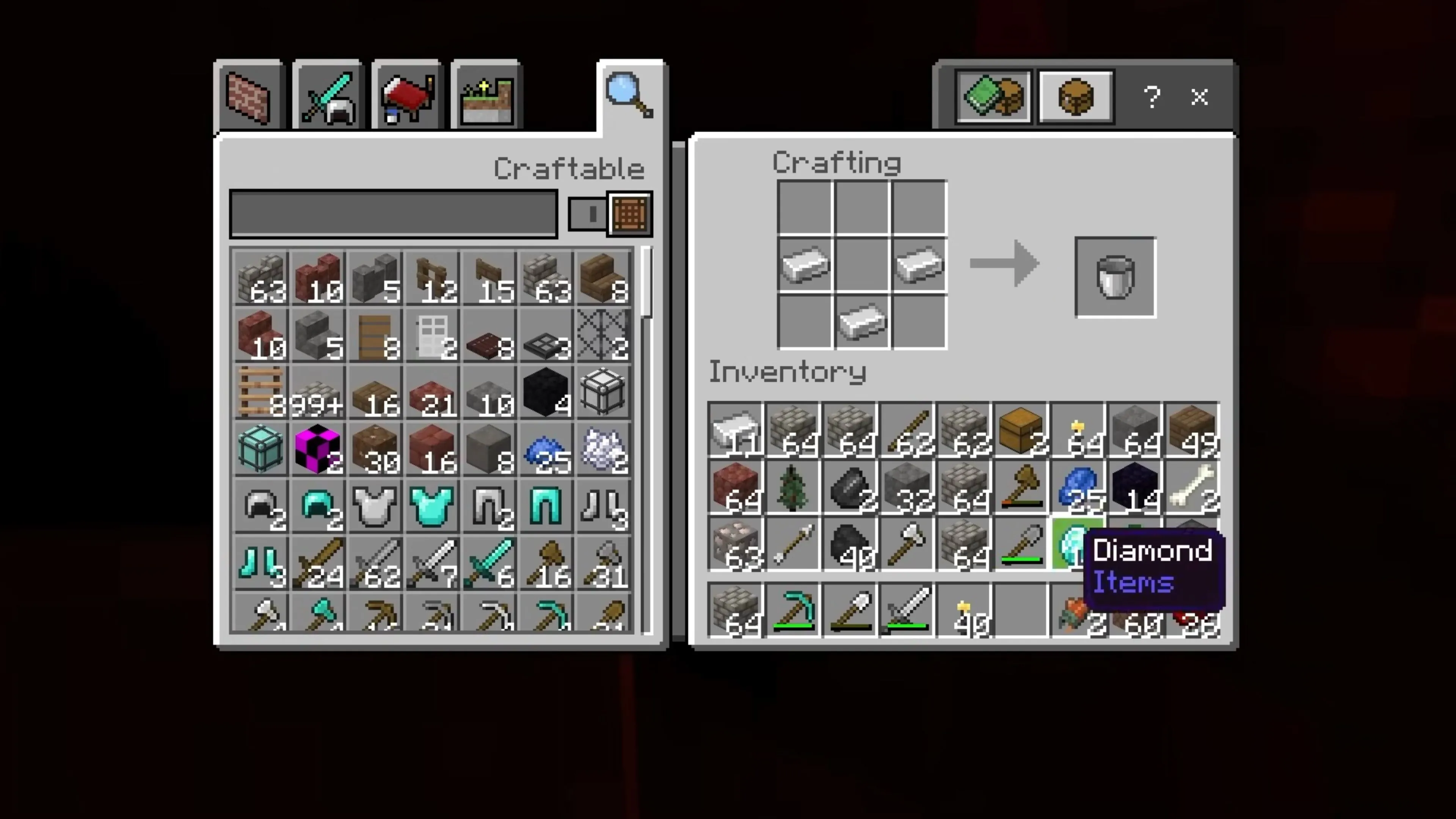 Nhân vật trong game Minecraft đối mặt với các sinh vật thù địch