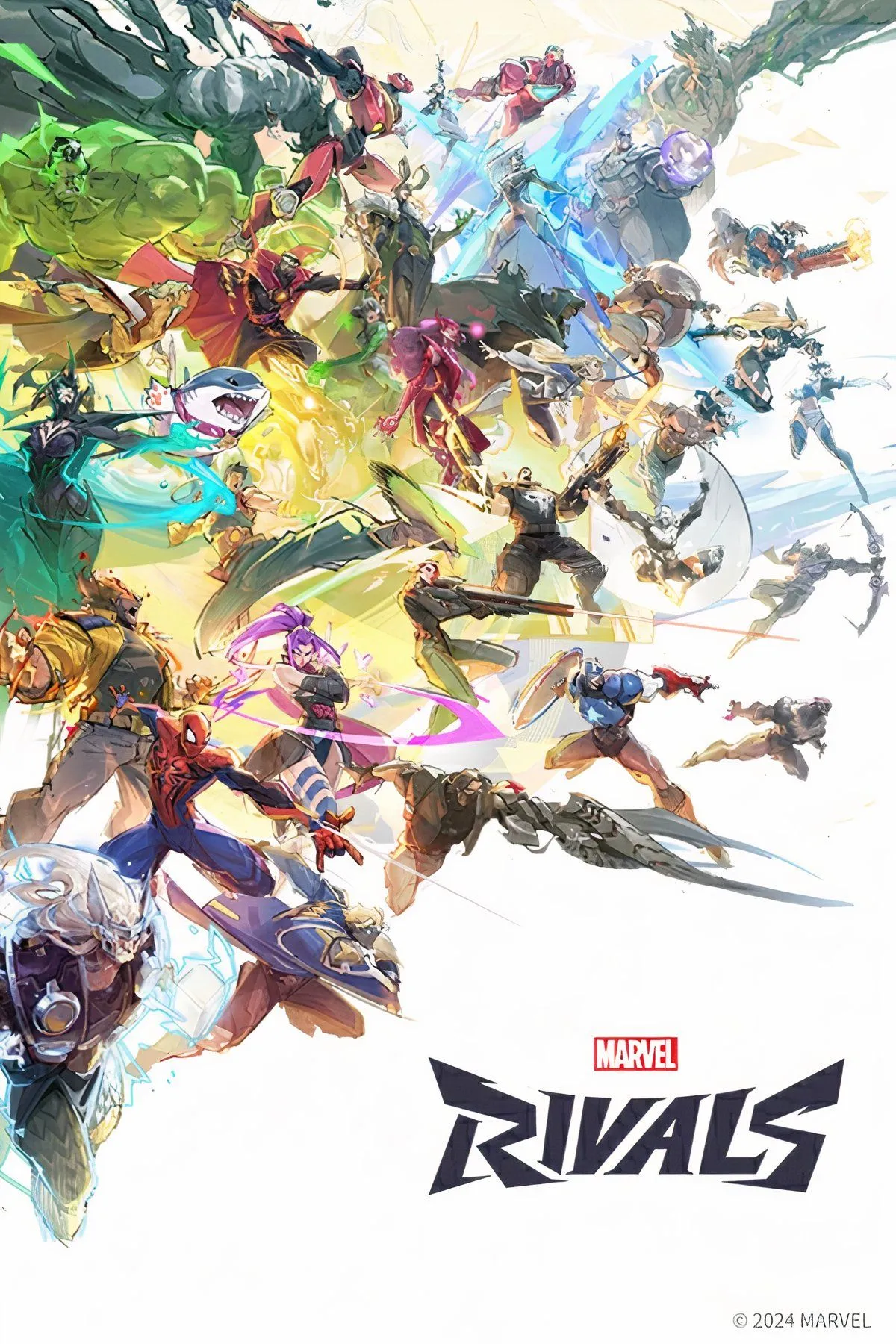 Nhân vật trong Marvel Rivals thể hiện hành động nhanh, nhấn mạnh lợi ích của VRR trong việc giảm độ trễ đầu vào cho game đối kháng.