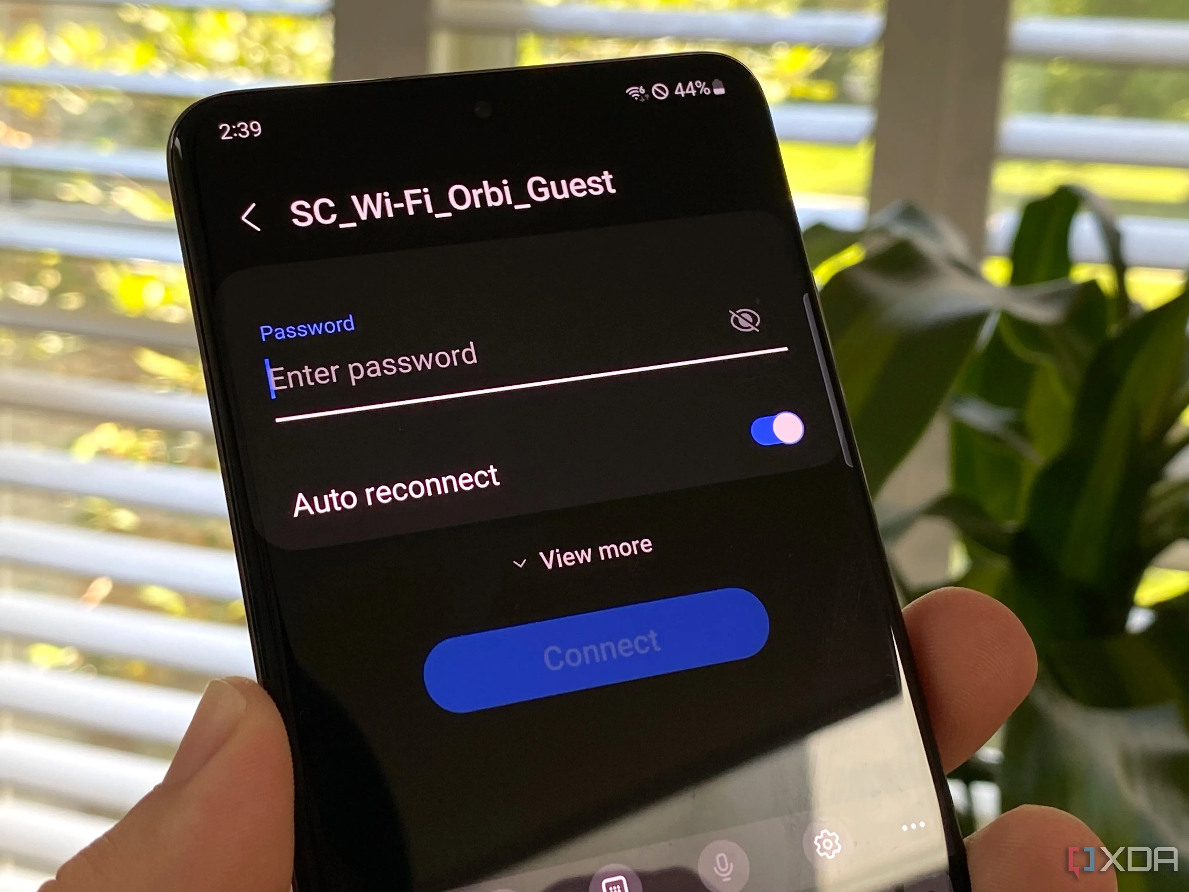 Nhập mật khẩu Wi-Fi trên điện thoại Galaxy S20