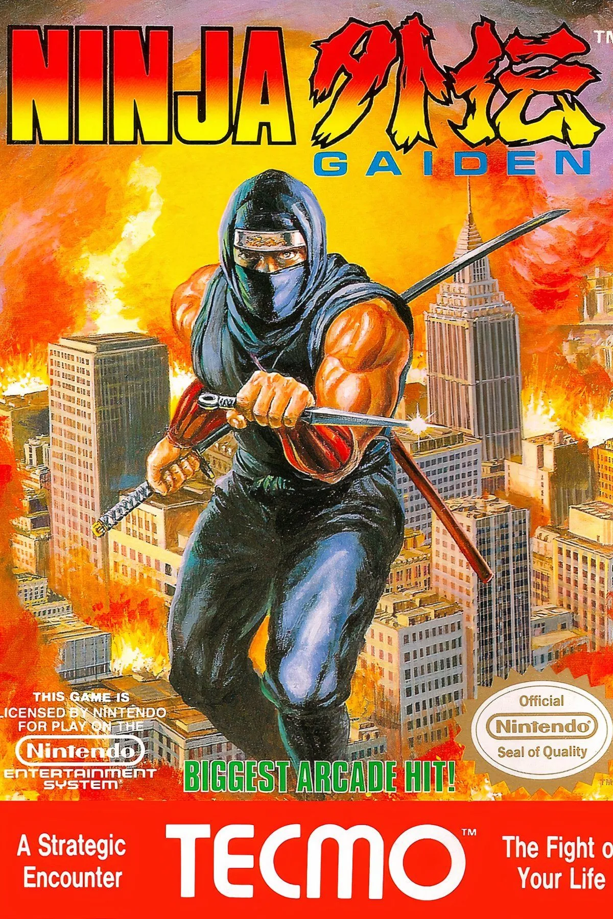 Ninja Gaiden với nhân vật chính Ryu Hayabusa thực hiện pha hành động