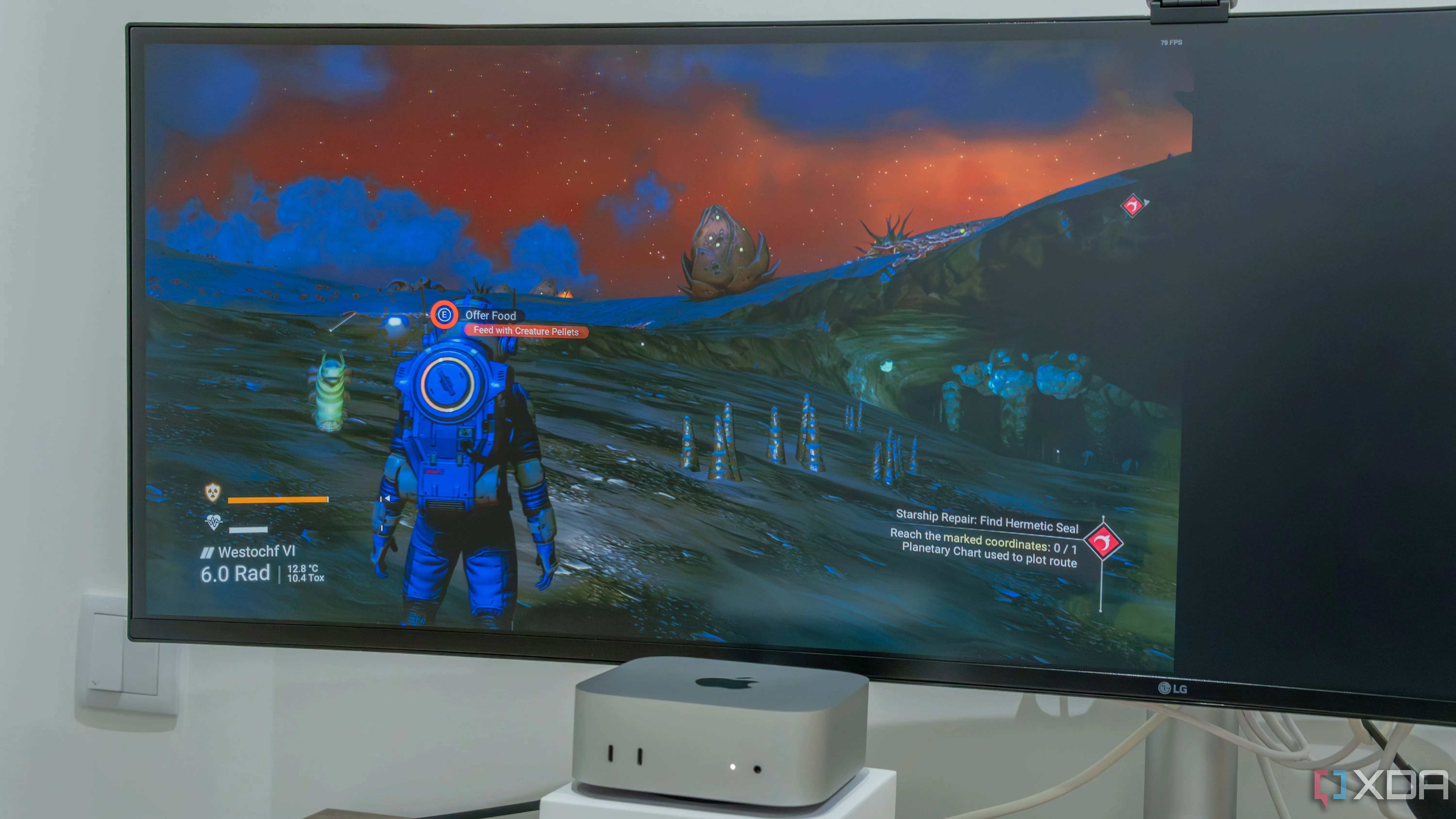 No Man's Sky chạy mượt mà trên Mac Mini, minh họa một trong những tựa game live service thành công
