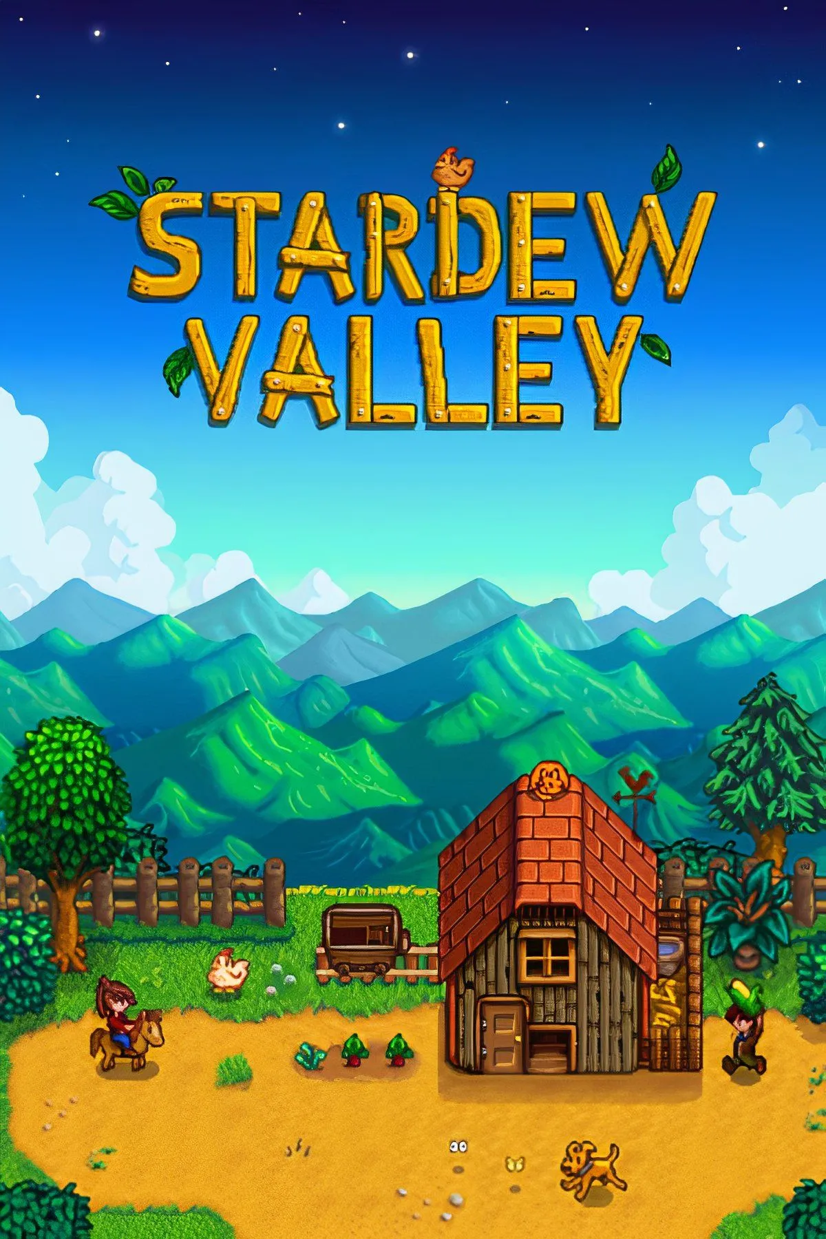 Nông trại thanh bình và đáng yêu trong Stardew Valley, game mô phỏng