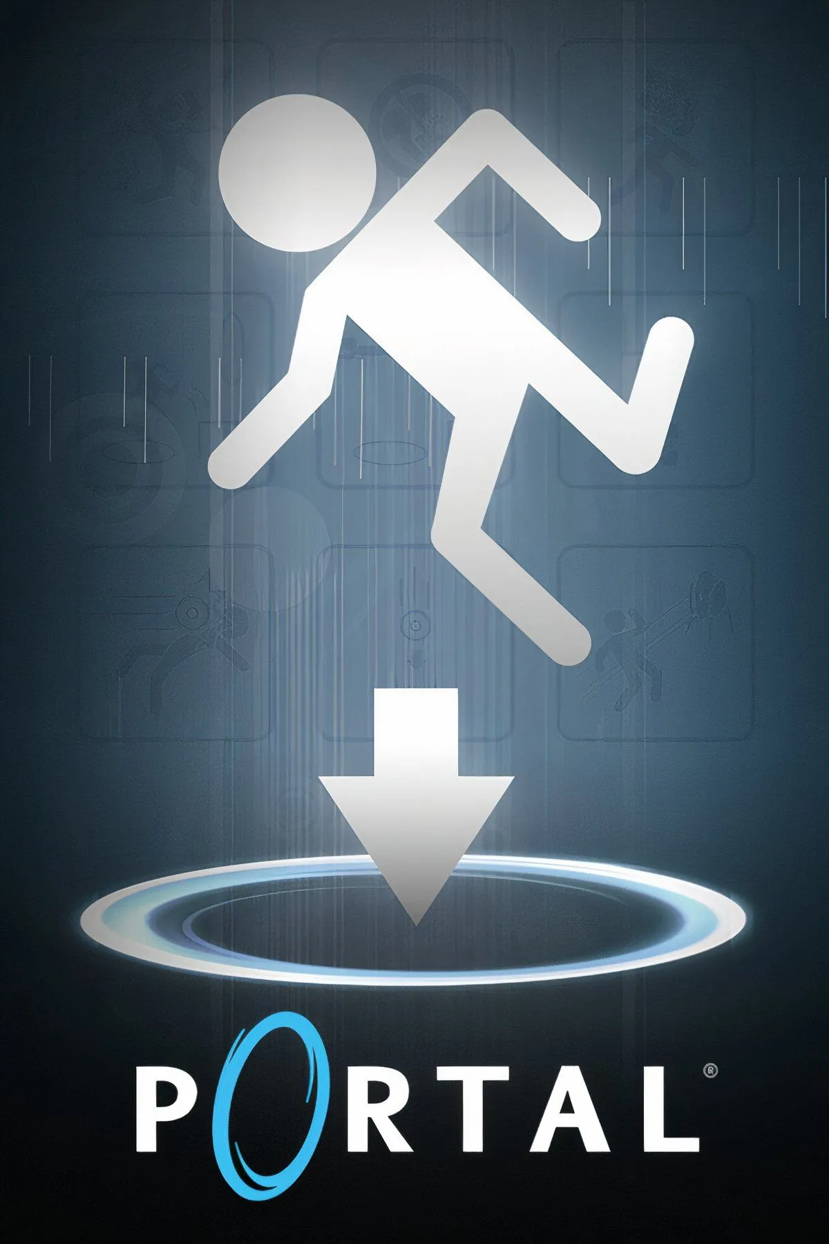 Nữ nhân vật Chell trong game Portal sử dụng súng tạo cổng không gian, giới thiệu cơ chế giải đố độc đáo cho game thủ mới.
