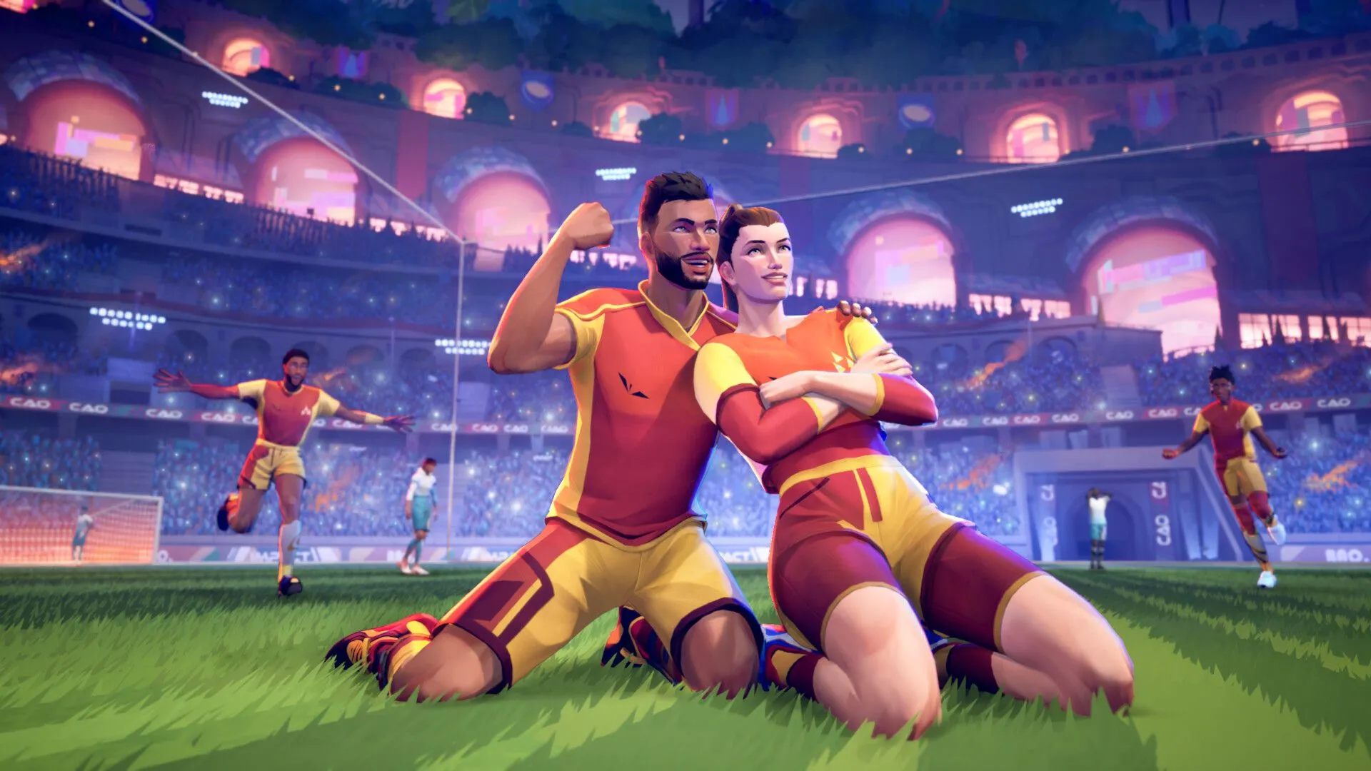 Pha sút bóng uy lực trong game Rematch