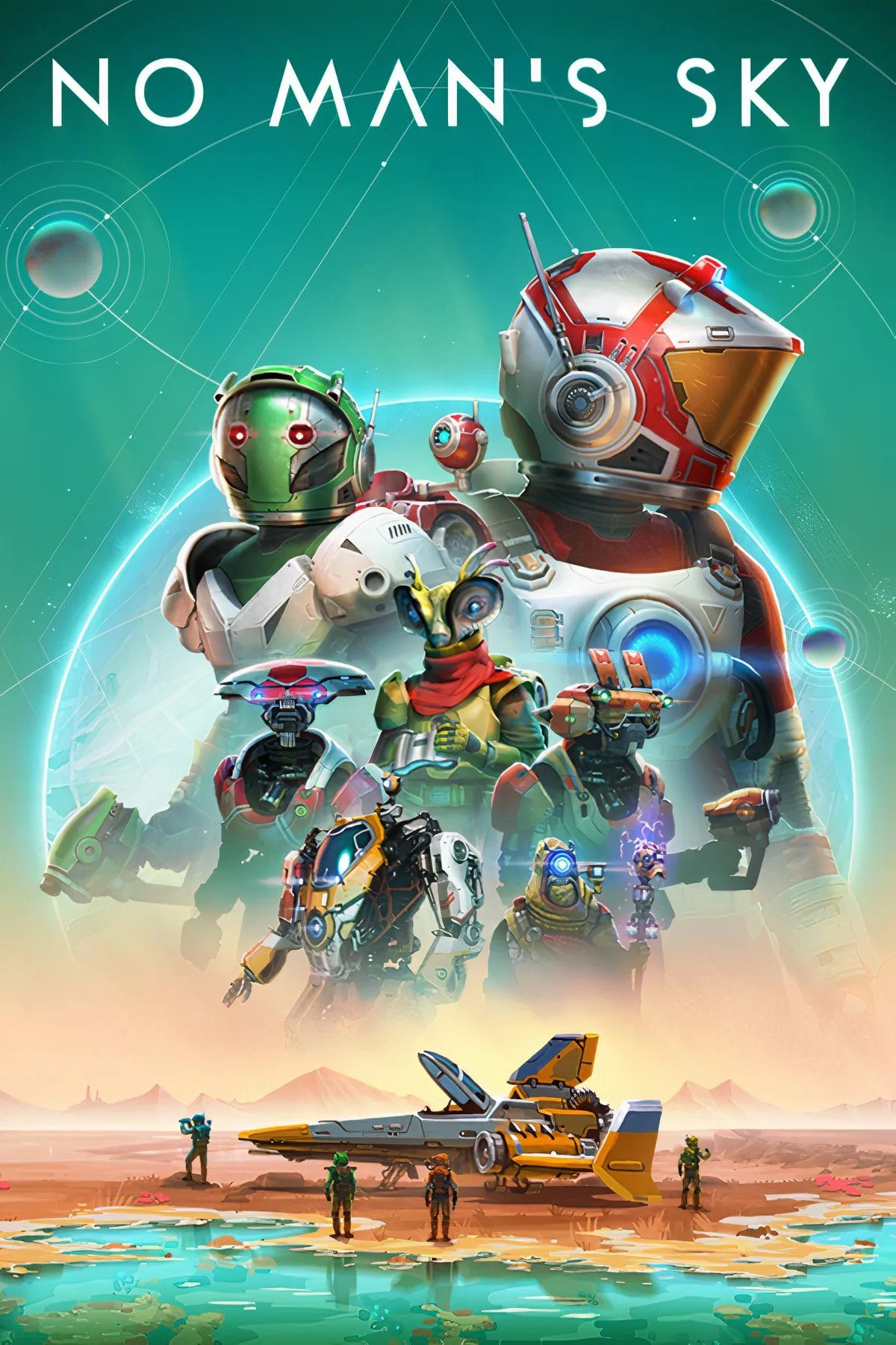 Phi thuyền và hành tinh kỳ lạ trong No Man's Sky