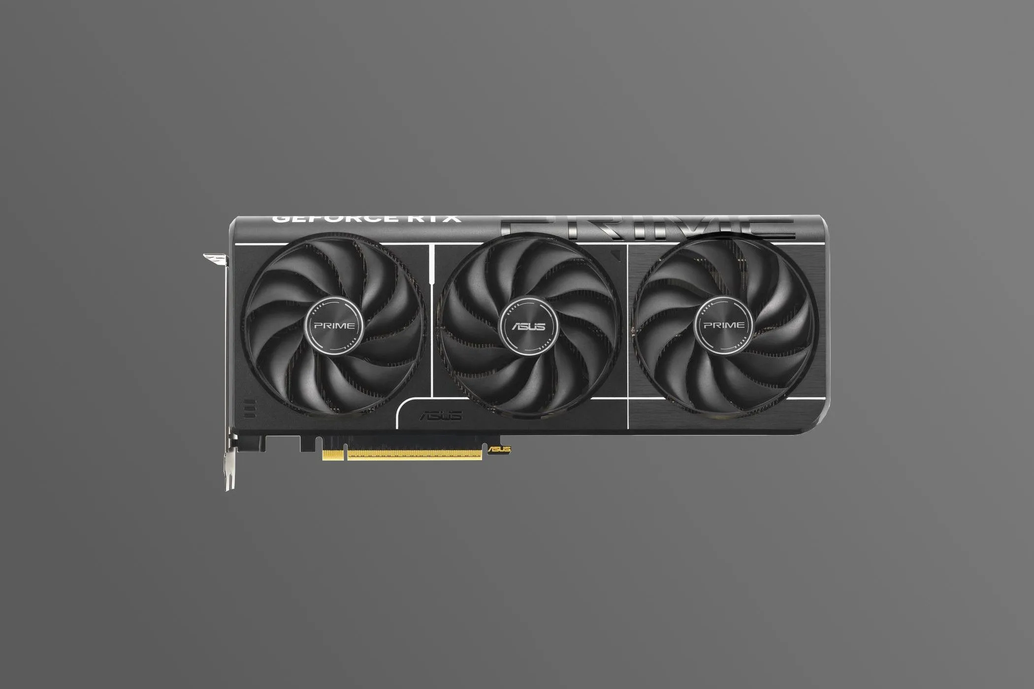 Phiên bản Asus Prime GeForce RTX 5070 với ba quạt Axial-tech.
