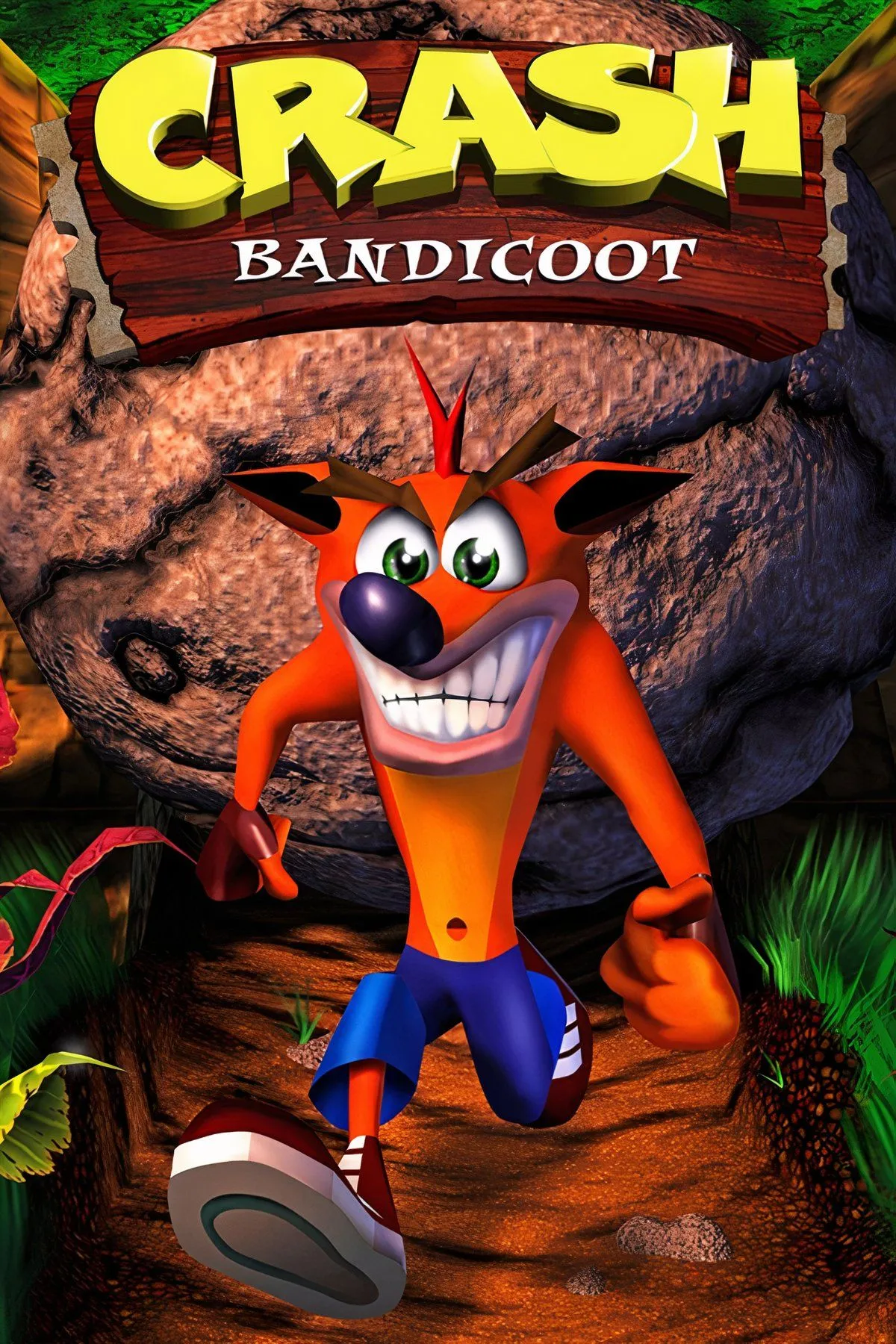 Phiên bản Black Label của game Crash Bandicoot, một biểu tượng của PlayStation 1.