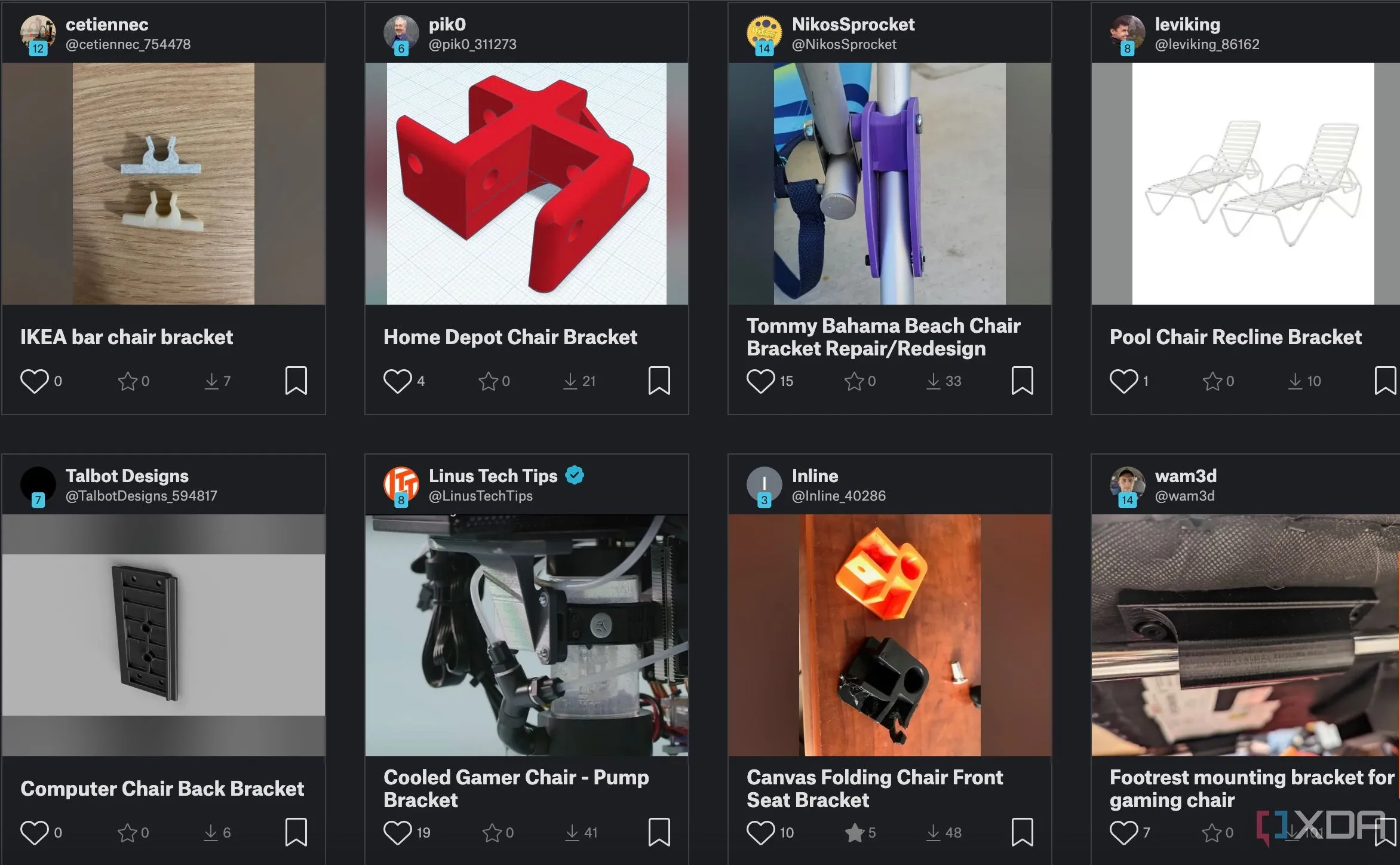 Phụ kiện in 3D sửa chữa đồ nội thất Ikea