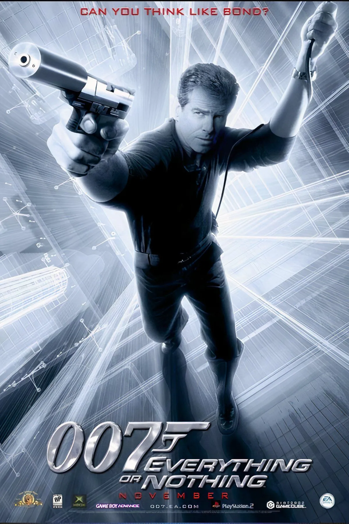 Poster game James Bond 007: Everything or Nothing với Pierce Brosnan