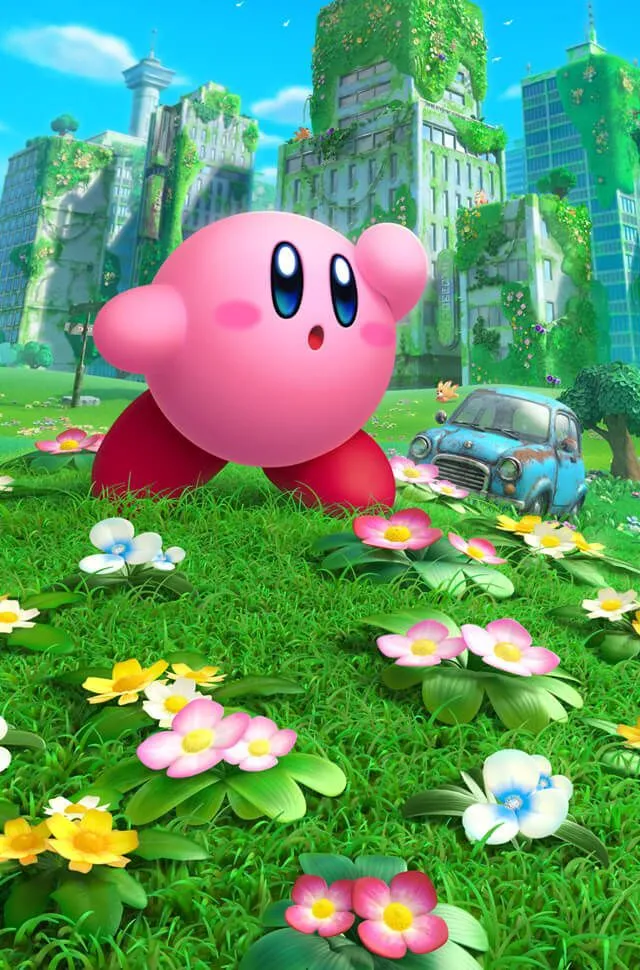Poster game Kirby and the Forgotten Land của Nintendo