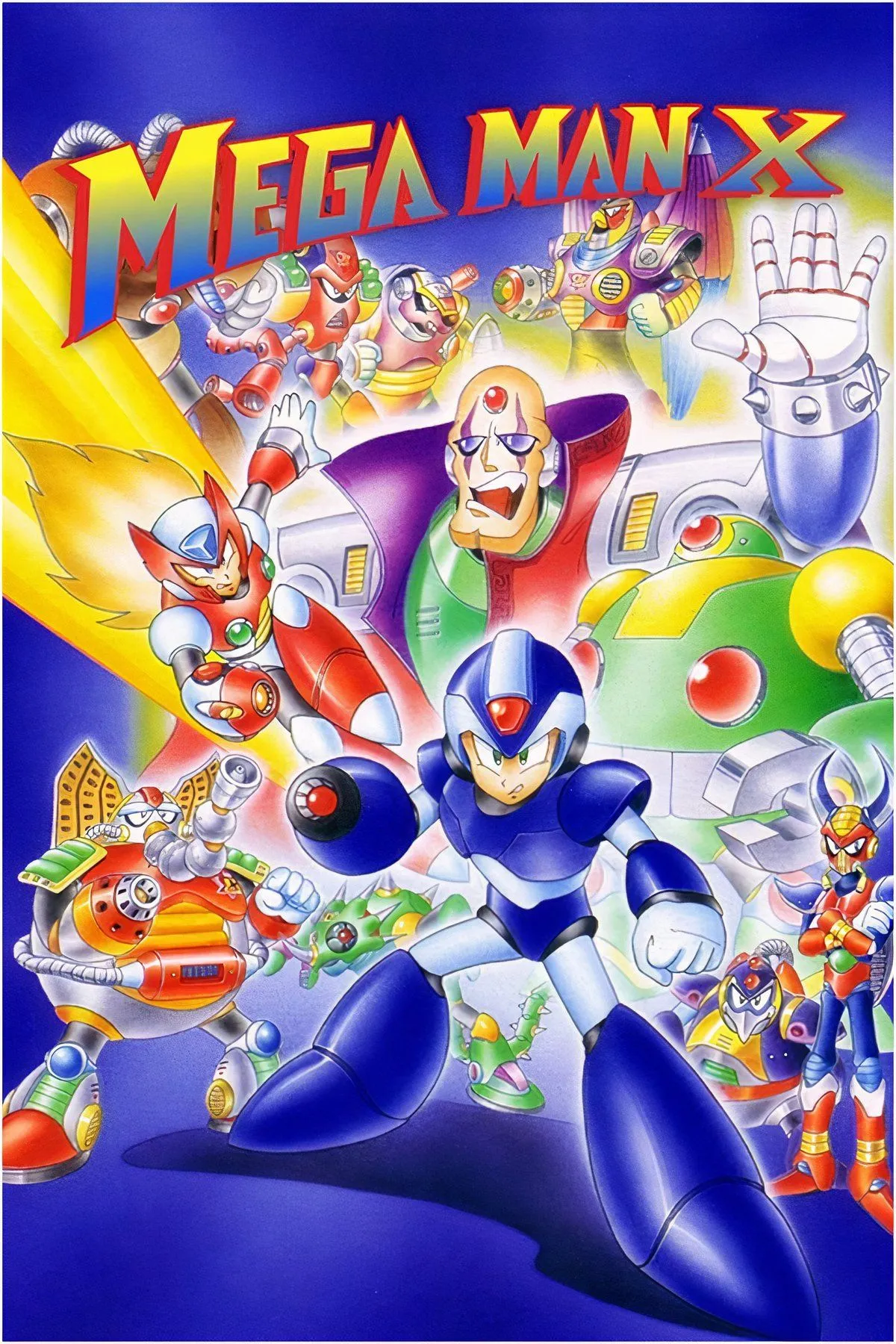 Sigma, trùm cuối hùng mạnh trong Mega Man X, đang đối đầu với X trong một trận chiến đầy thử thách
