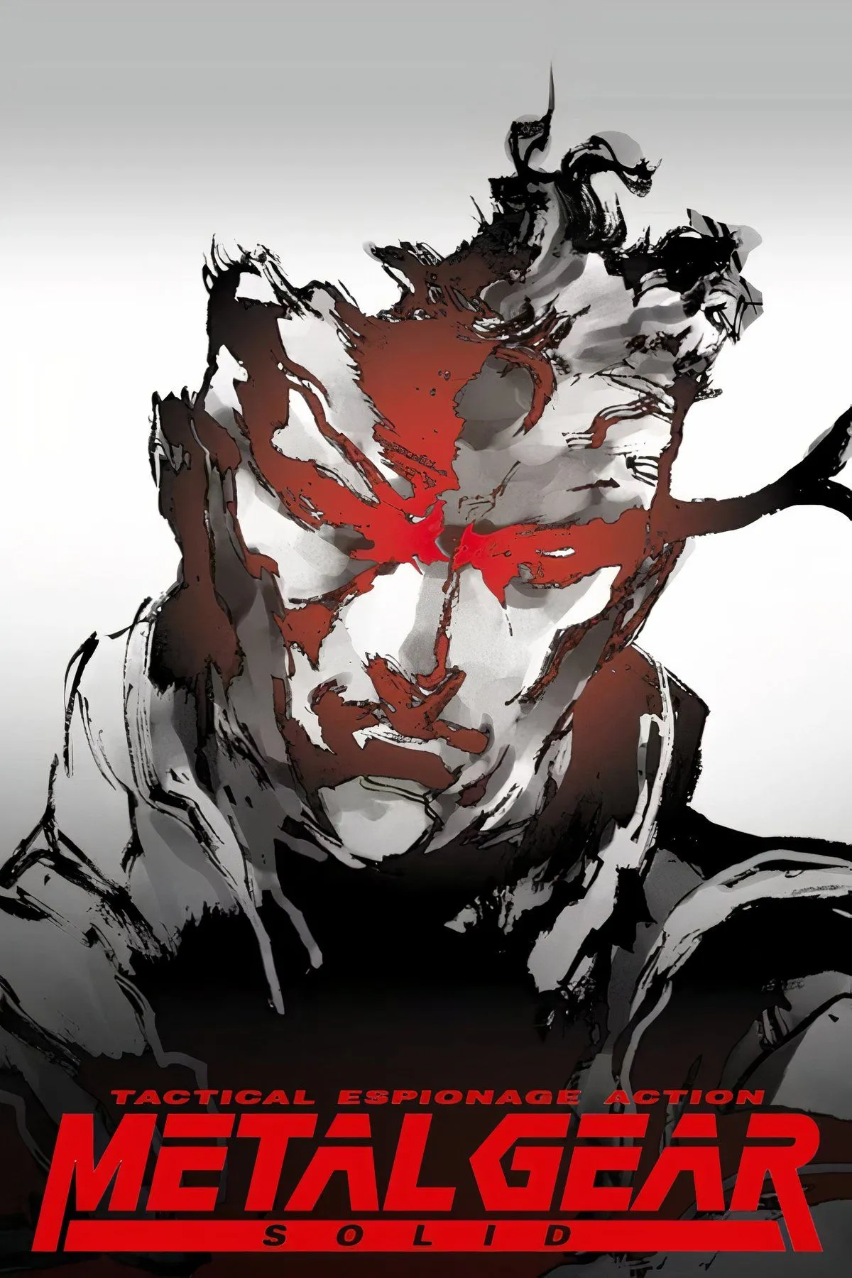Solid Snake đang ẩn nấp trong một phân cảnh của Metal Gear Solid trên PlayStation 1