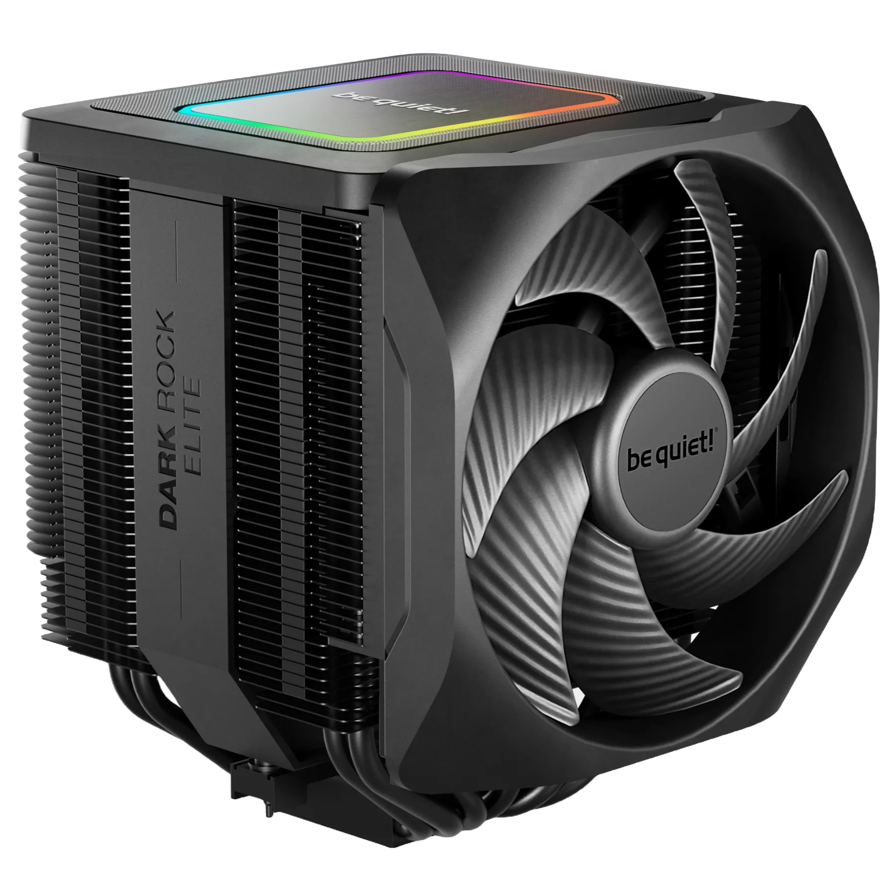 Tản nhiệt khí be quiet! Dark Rock Elite màu đen với đèn RGB đẹp mắt