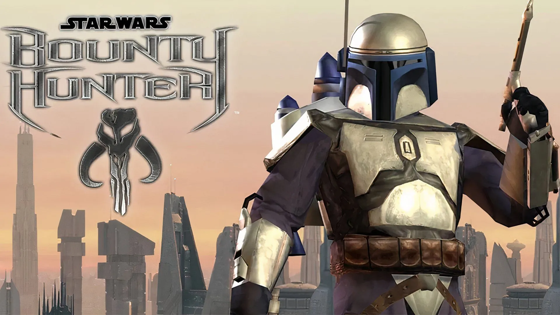 Tên game Star Wars Bounty Hunter và nhân vật Jango Fett