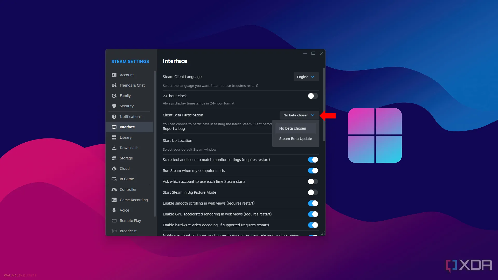 Tham gia Steam Beta để trải nghiệm tính năng sớm
