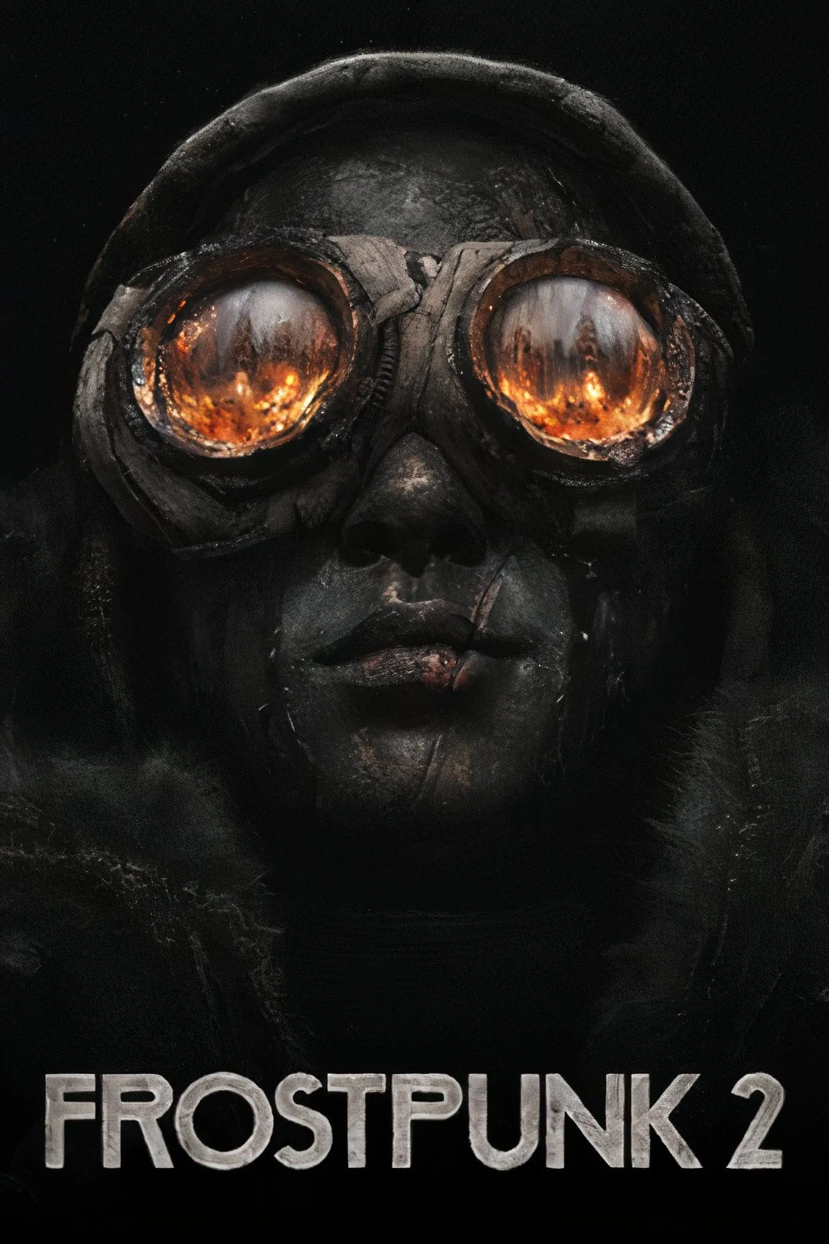 Thành phố được bao phủ bởi băng tuyết trong Frostpunk 2, với tòa nhà trung tâm là nguồn nhiệt