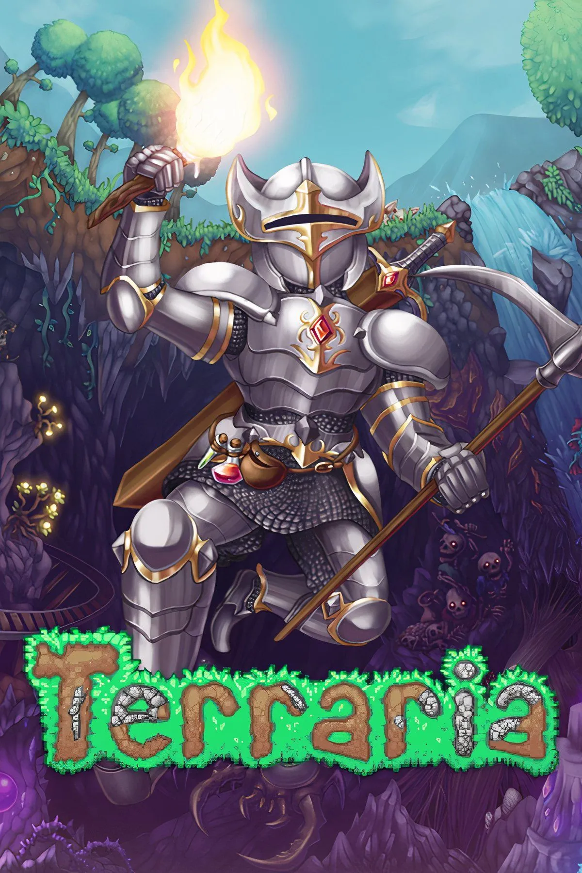 Thế giới pixel rộng lớn của game Terraria