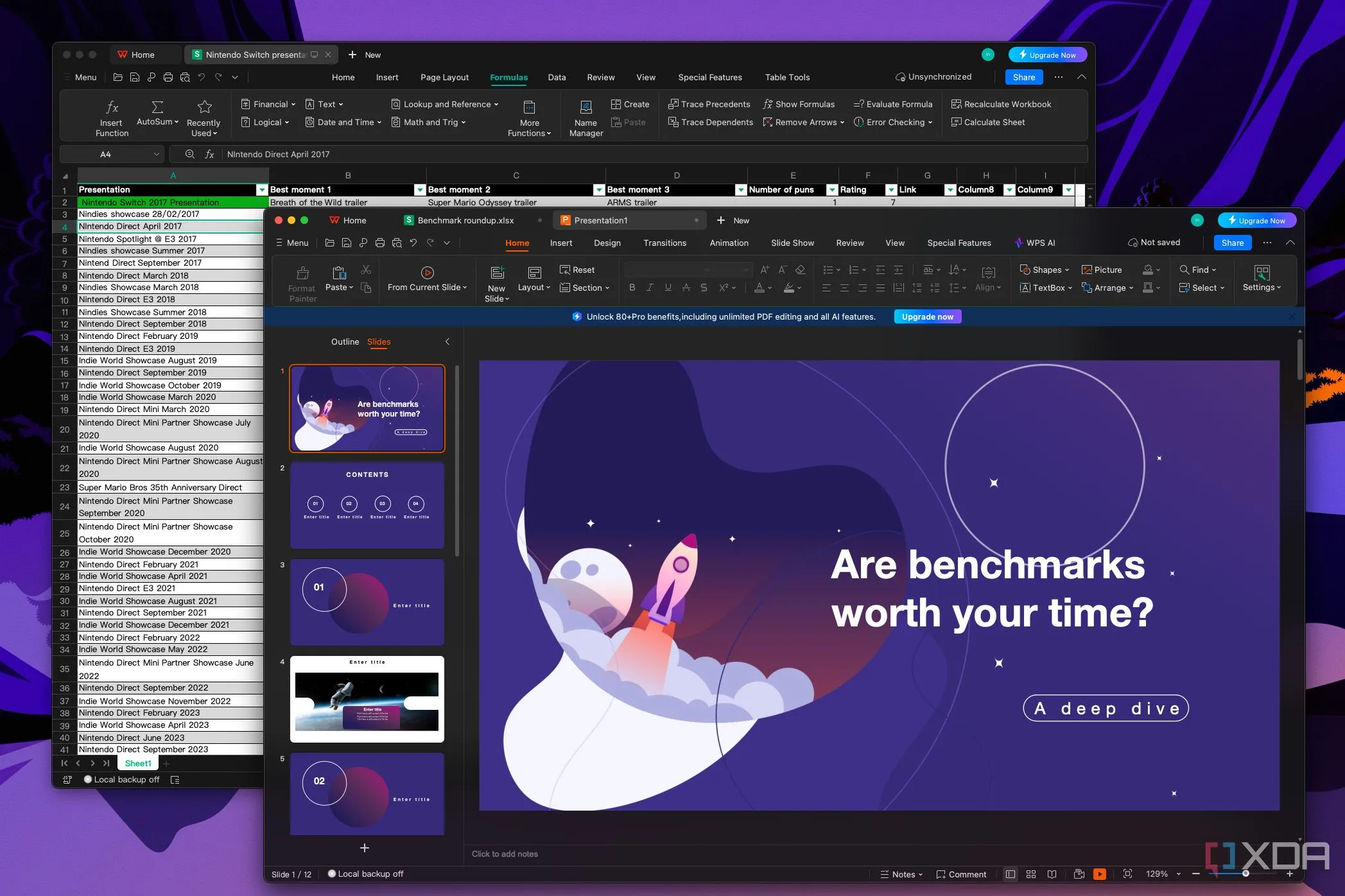 Tính năng &quot;Workspaces&quot; của WPS Office cho phép quản lý nhiều tài liệu trong các cửa sổ riêng biệt, tăng cường tổ chức công việc