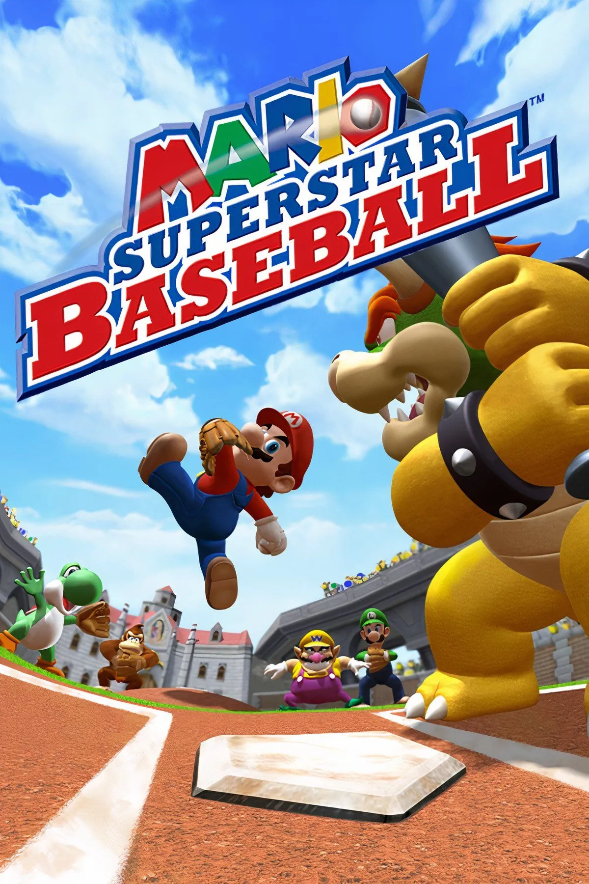Tổng hợp các hình ảnh từ game Mario Superstar Baseball trên Nintendo GameCube
