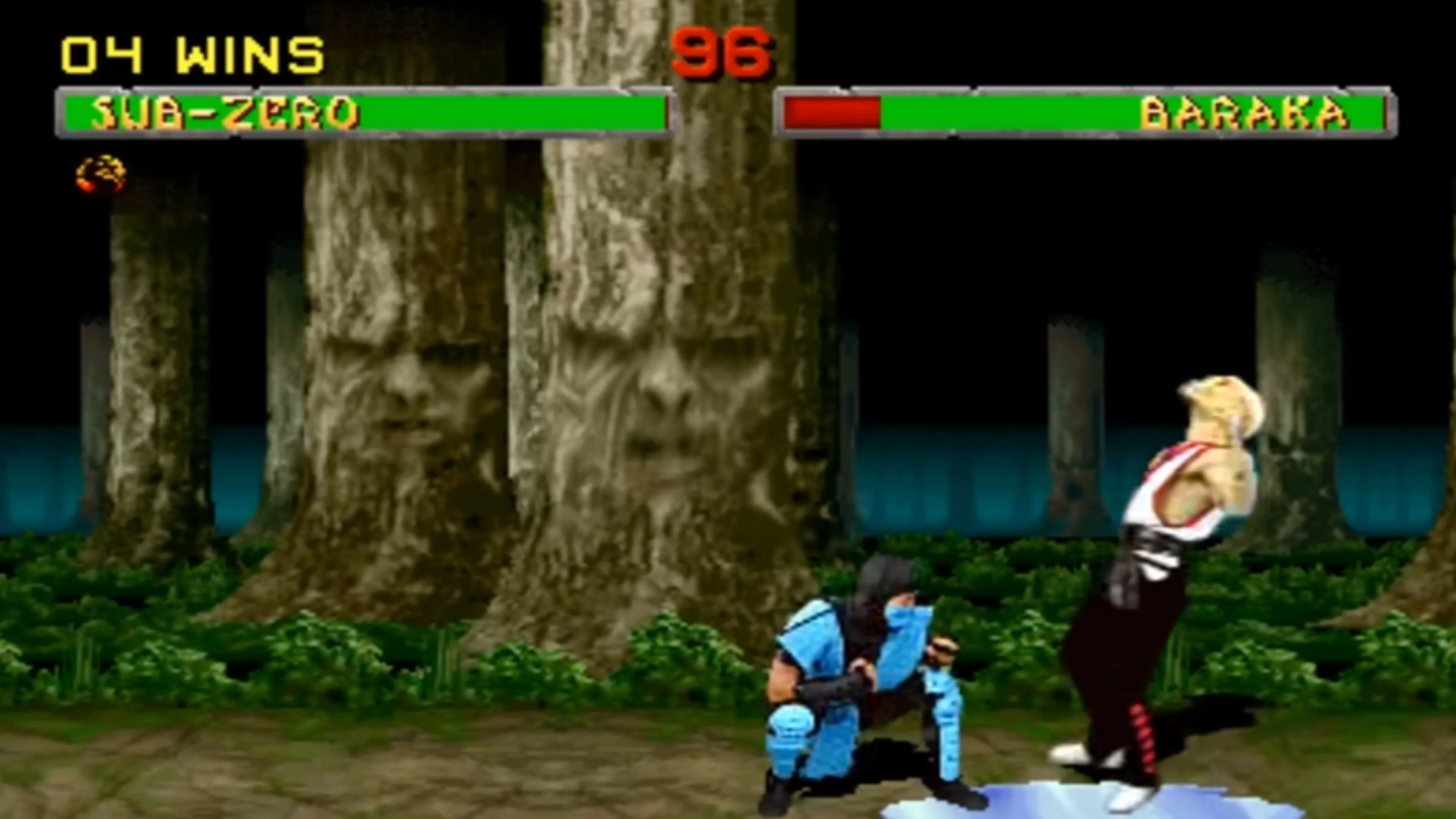 Trận đấu giữa Sub-Zero và Scorpion trong Mortal Kombat II