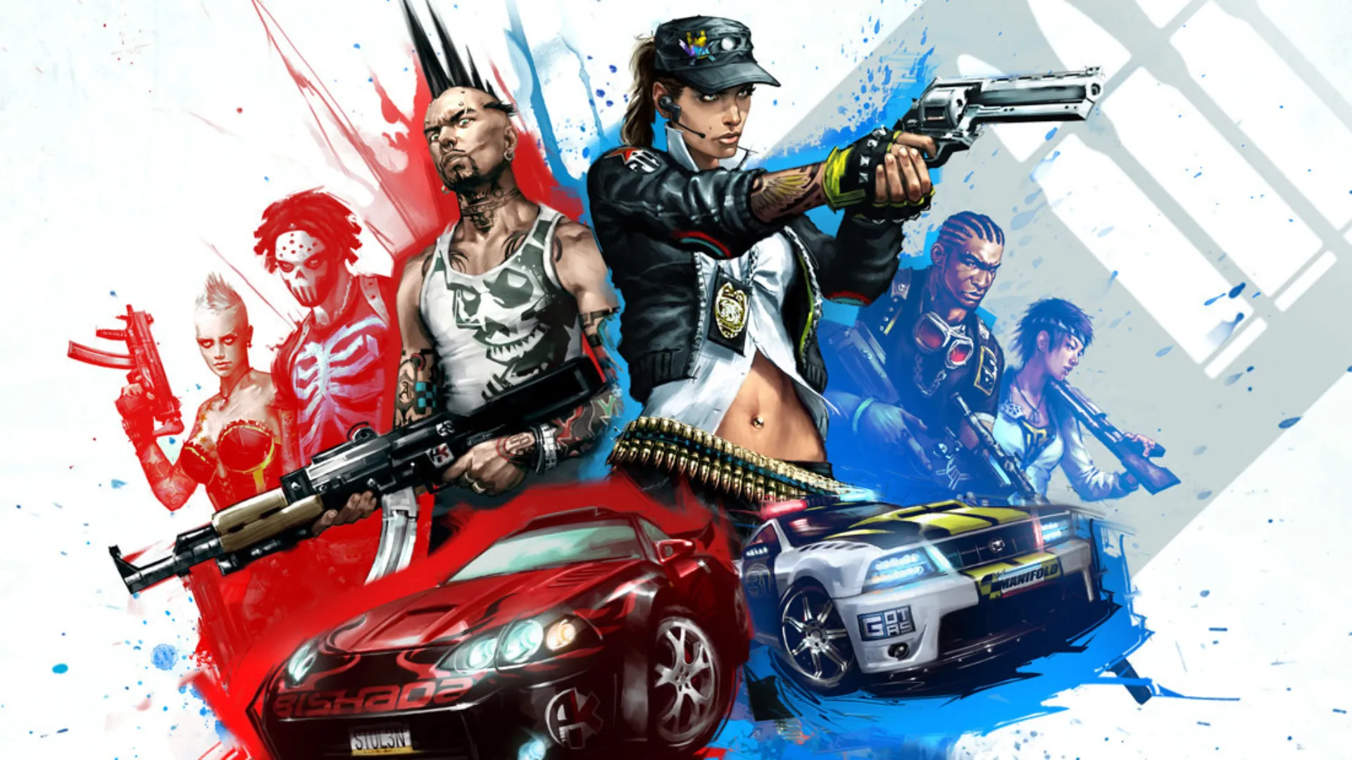 Trang bìa của tựa game MMO APB: All Points Bulletin, một thất bại thương mại lớn