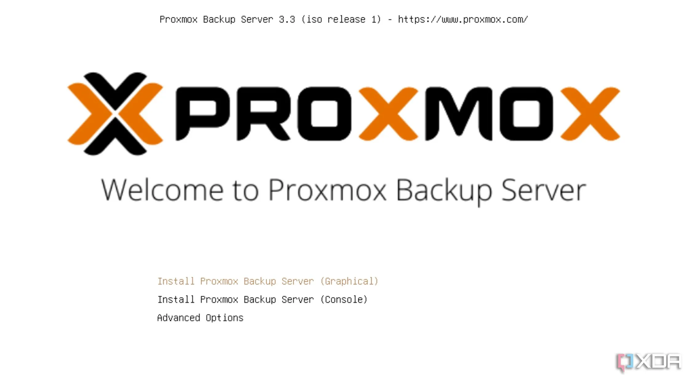 Trang cài đặt Proxmox Backup Server, giải pháp sao lưu chuyên nghiệp