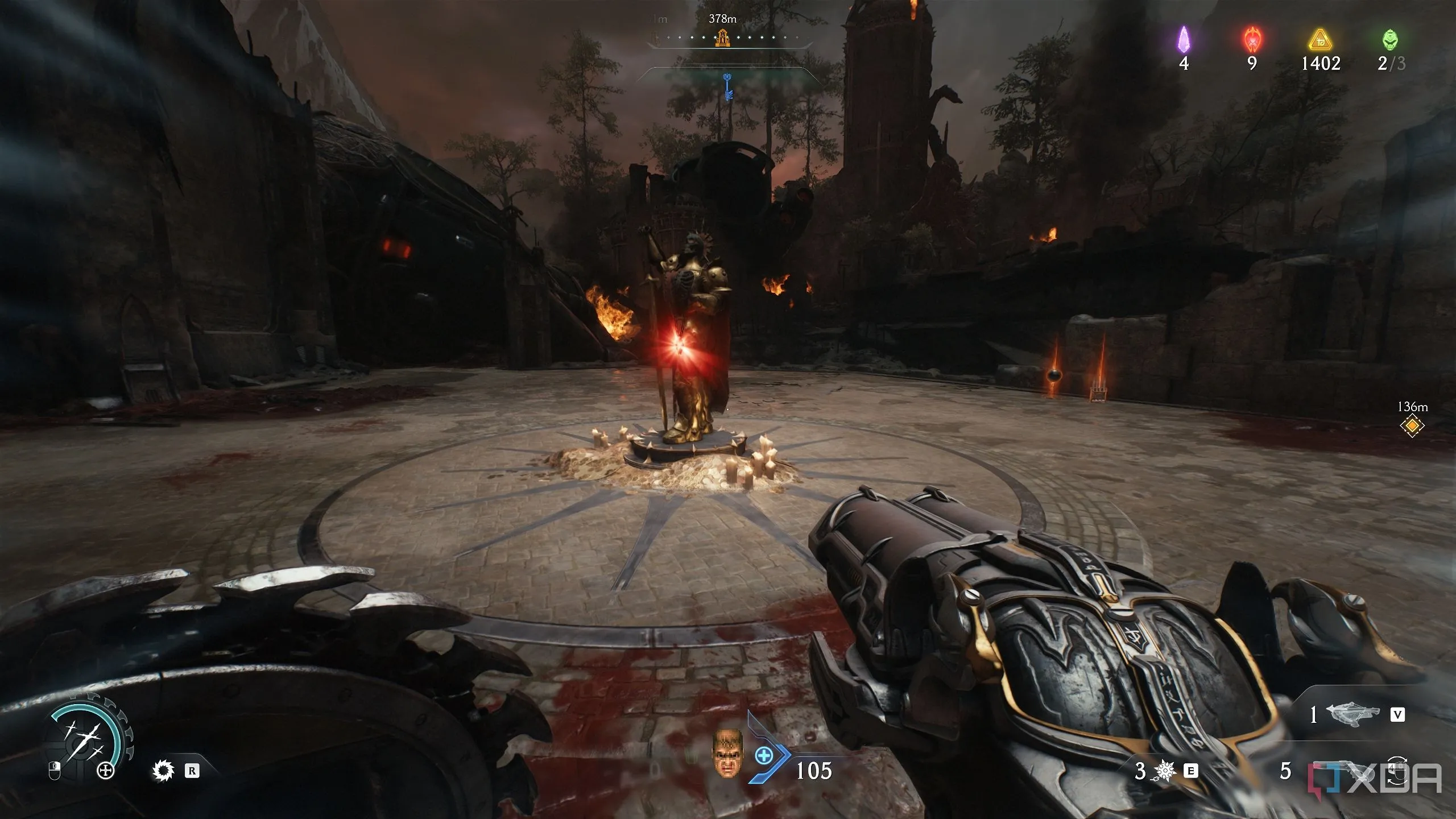Tượng Hồng Ngọc Đỏ thứ ba trong Chapter 20 của Doom: The Dark Ages