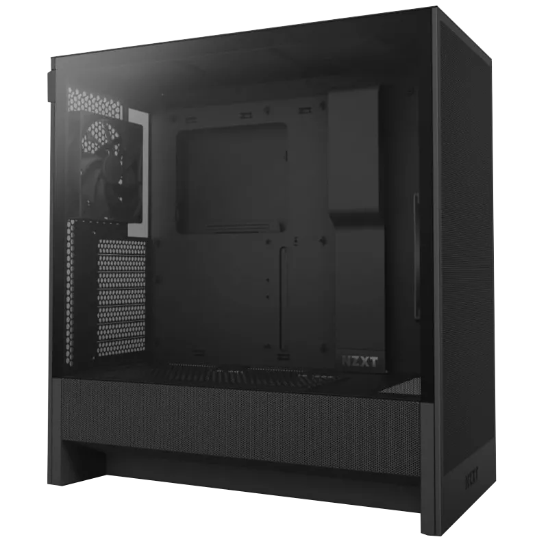 Vỏ case máy tính NZXT H5 Flow (2024) với thiết kế lưới tối ưu luồng khí làm mát.