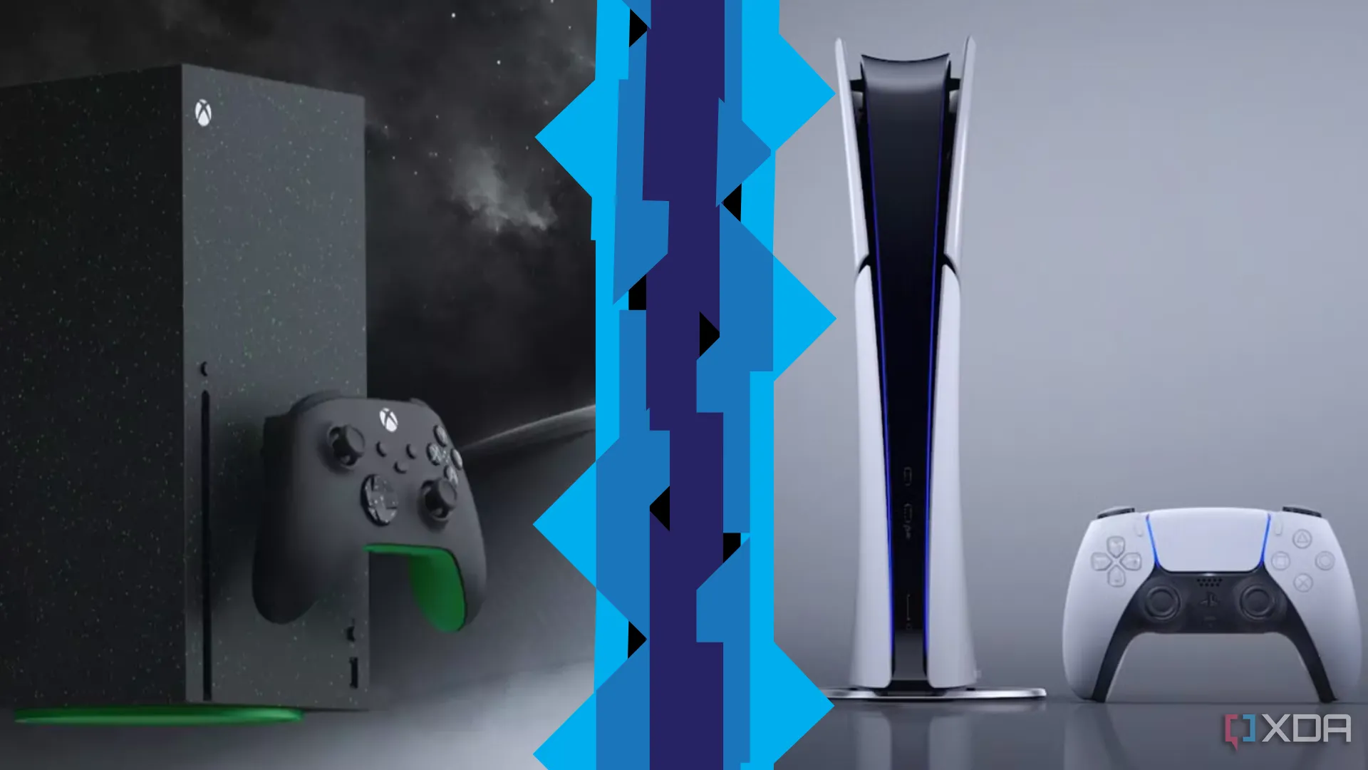 Xbox đặt cạnh PlayStation 5